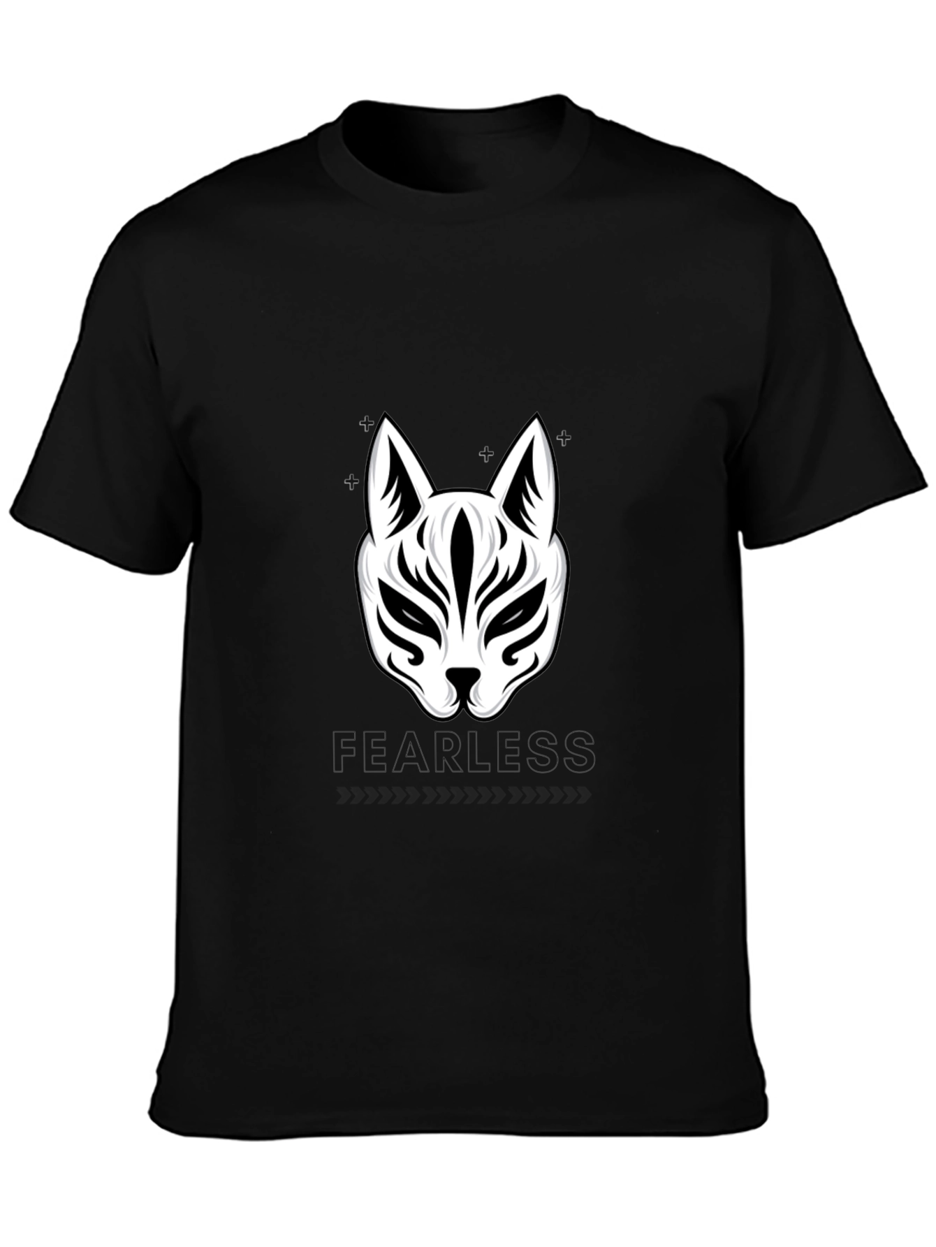 Fearless Fox Mask Graphic Tee - Stylish Urban Wear