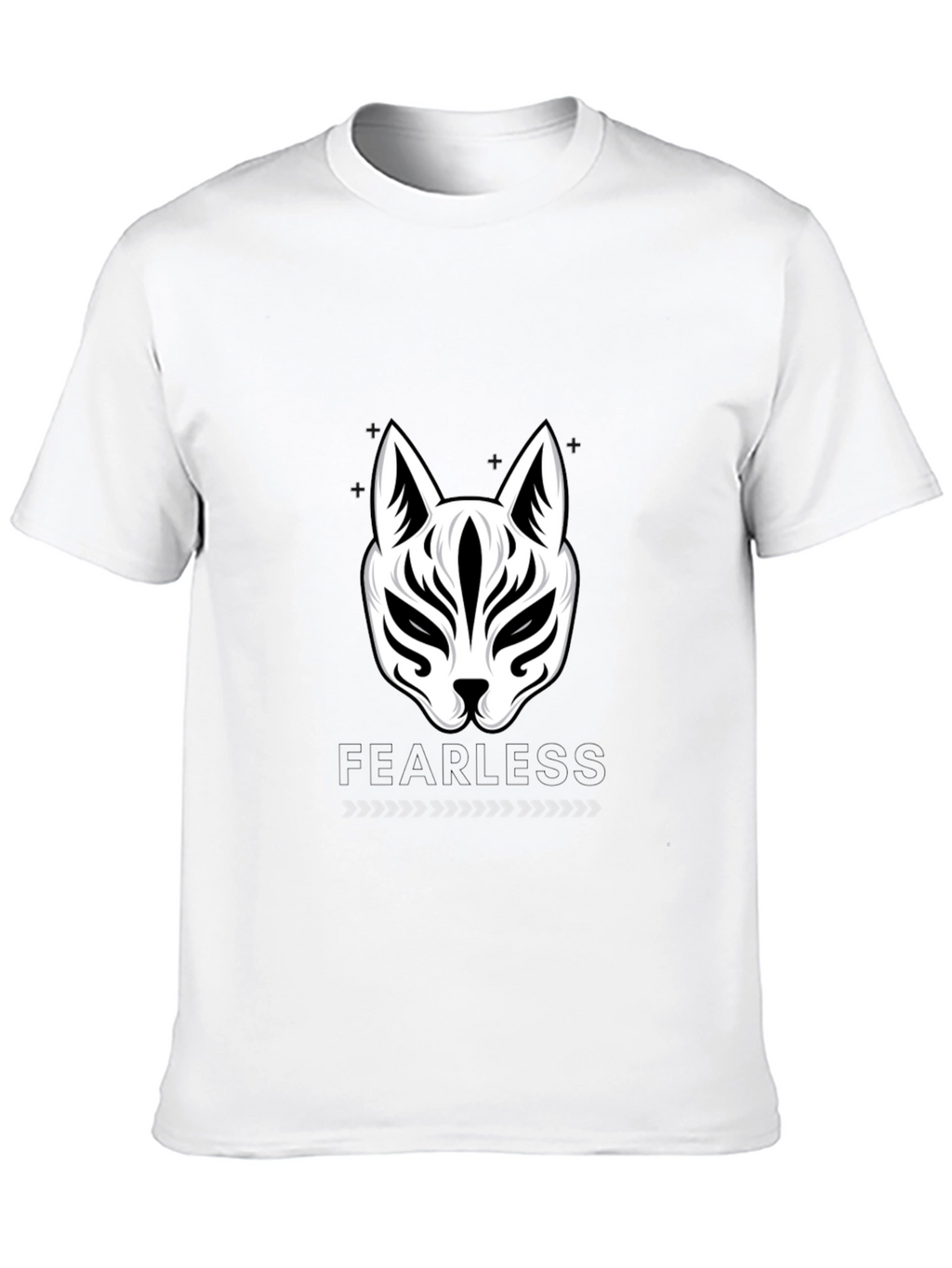 Fearless Fox Mask Graphic Tee - Stylish Urban Wear