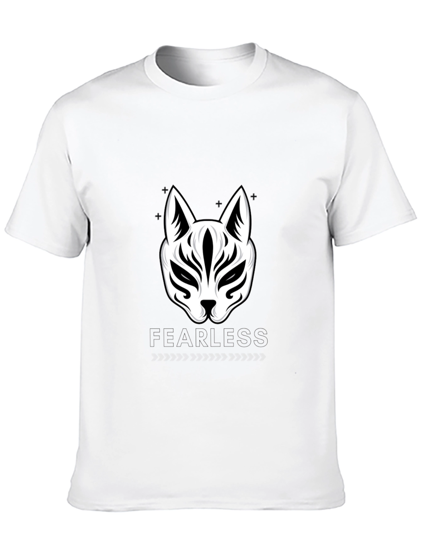 Fearless Fox Mask Graphic Tee - Stylish Urban Wear