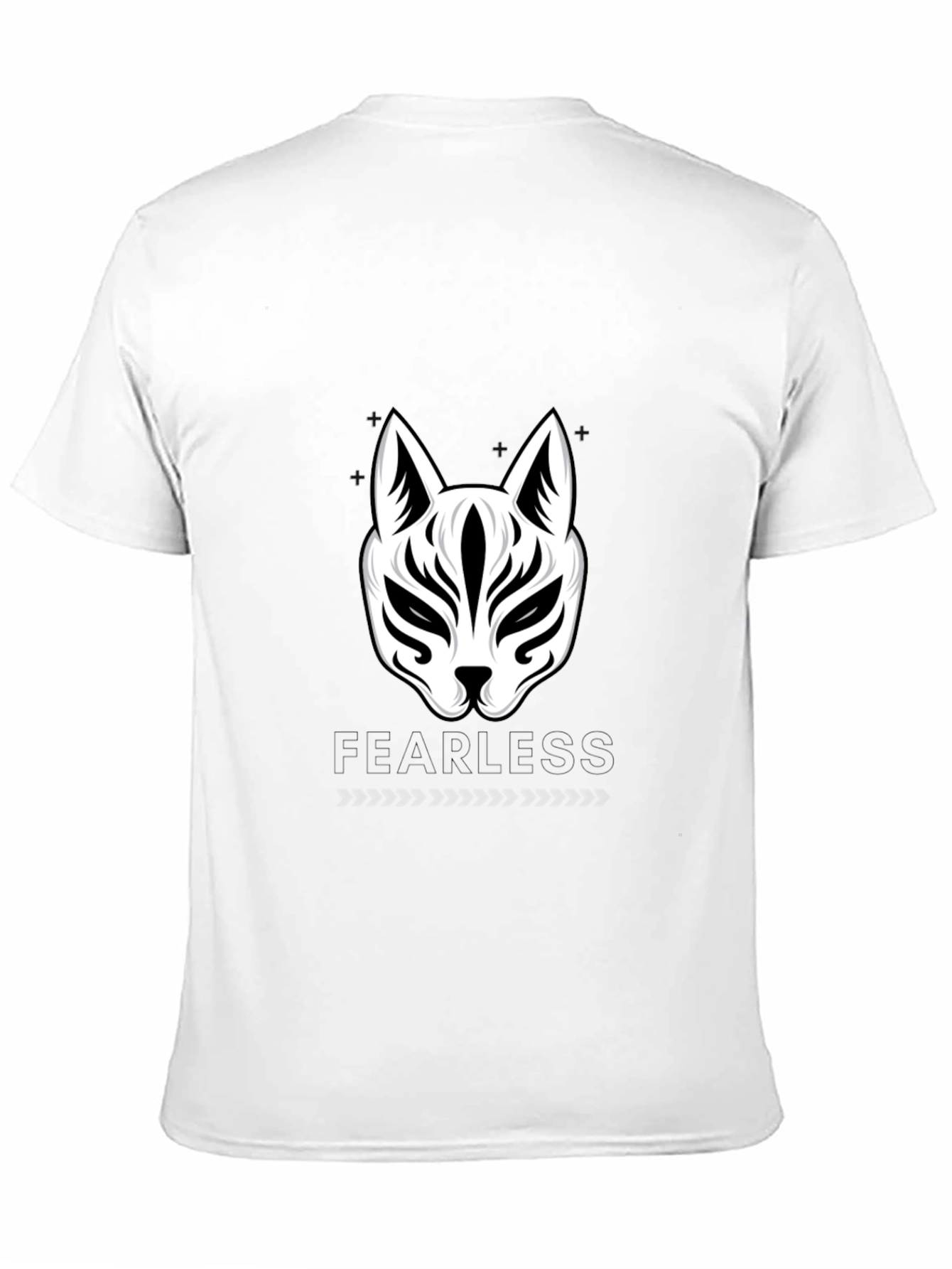Fearless Fox Mask Graphic Tee - Stylish Urban Wear