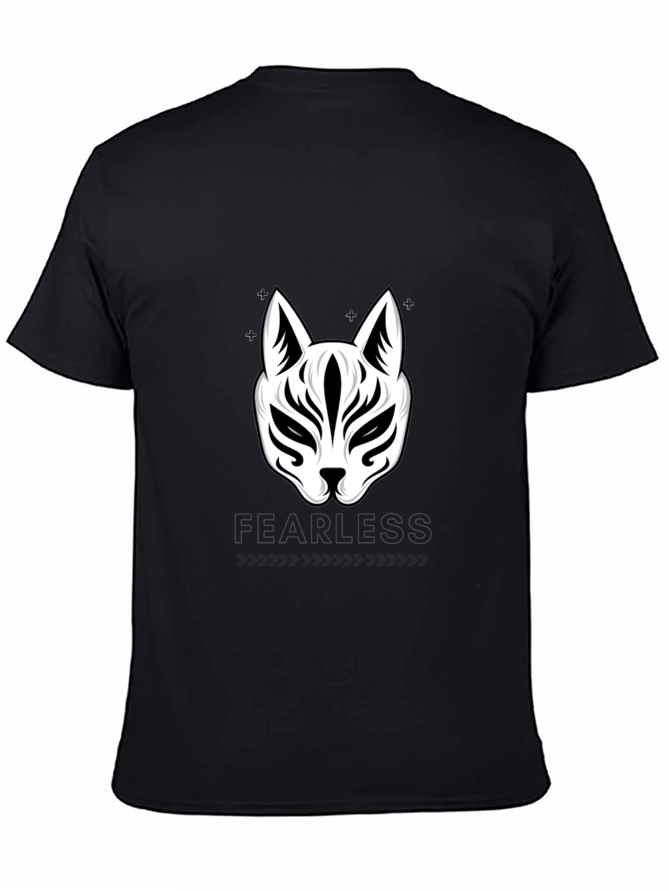Fearless Fox Mask Graphic Tee - Stylish Urban Wear