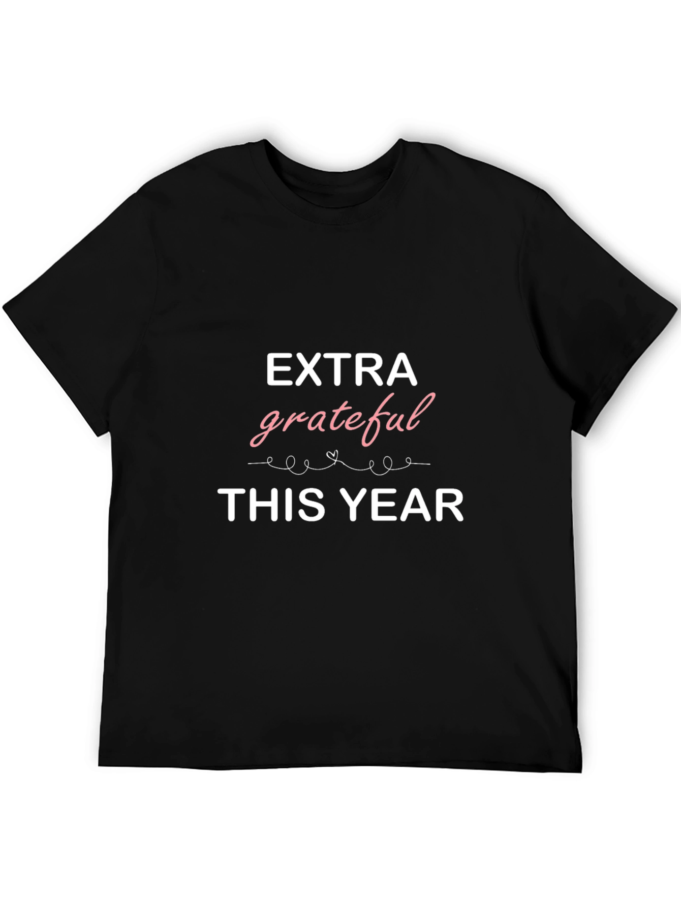 Grateful Year Graphic Tee - Mens Black T-Shirt