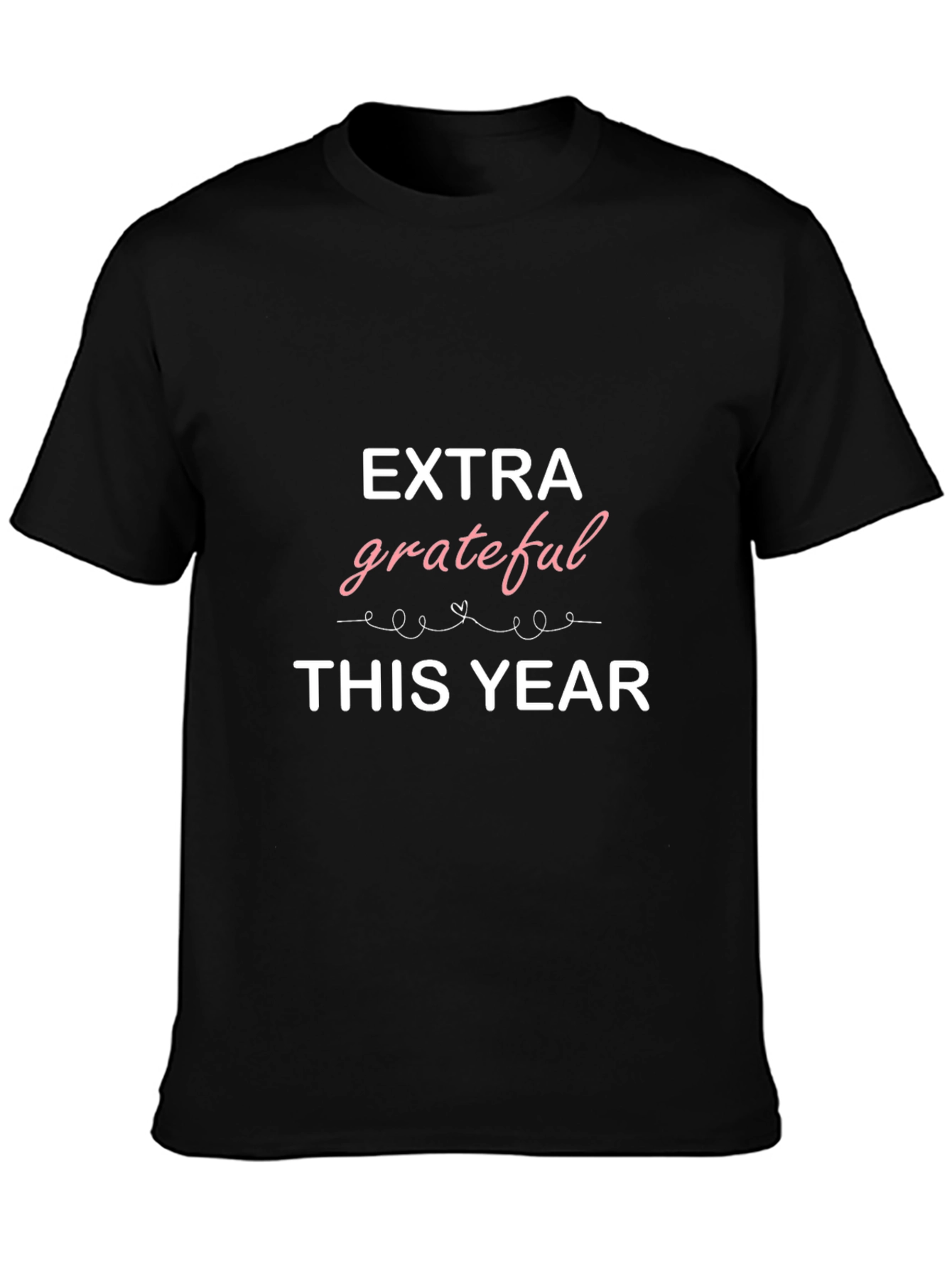 Grateful Year Graphic Tee - Mens Black T-Shirt