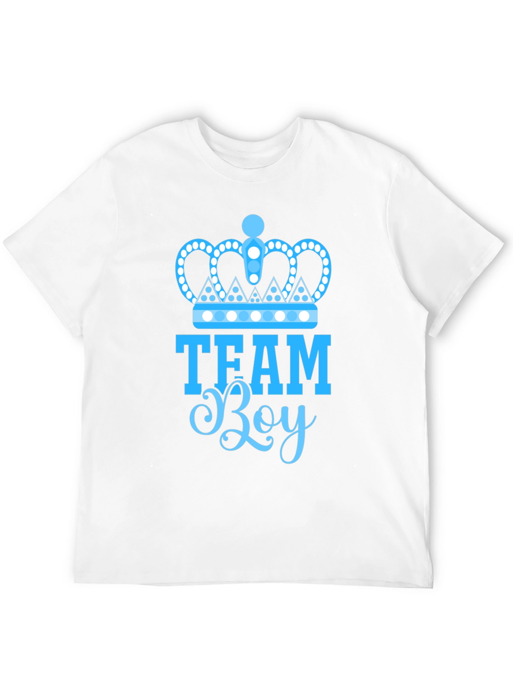 Team Boy Gender Reveal T-Shirt - Black