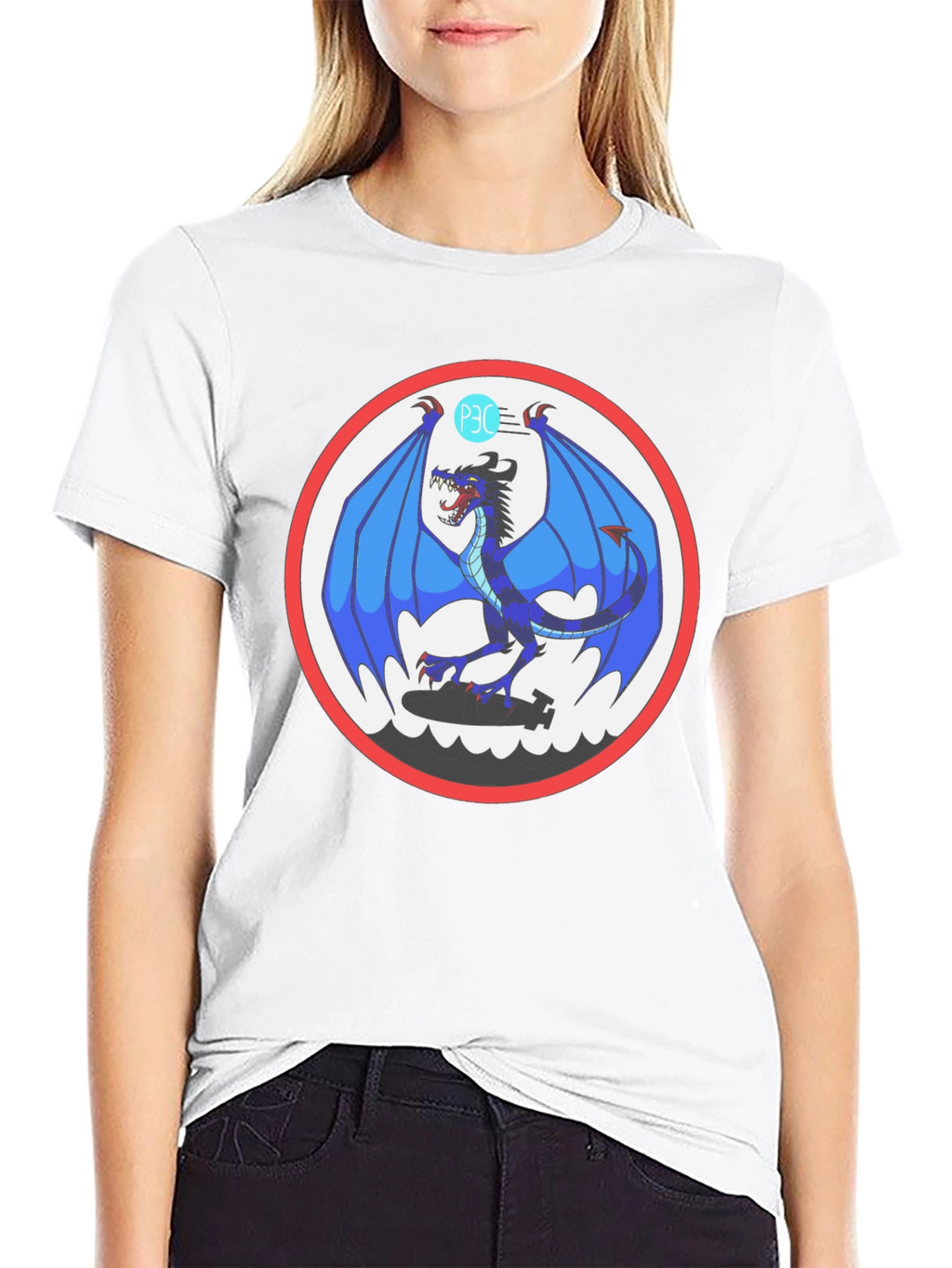 Dragon Circle Graphic T-Shirt