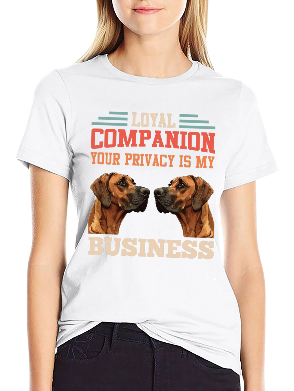 Loyal Companion Dog T-Shirt - Privacy is My Business