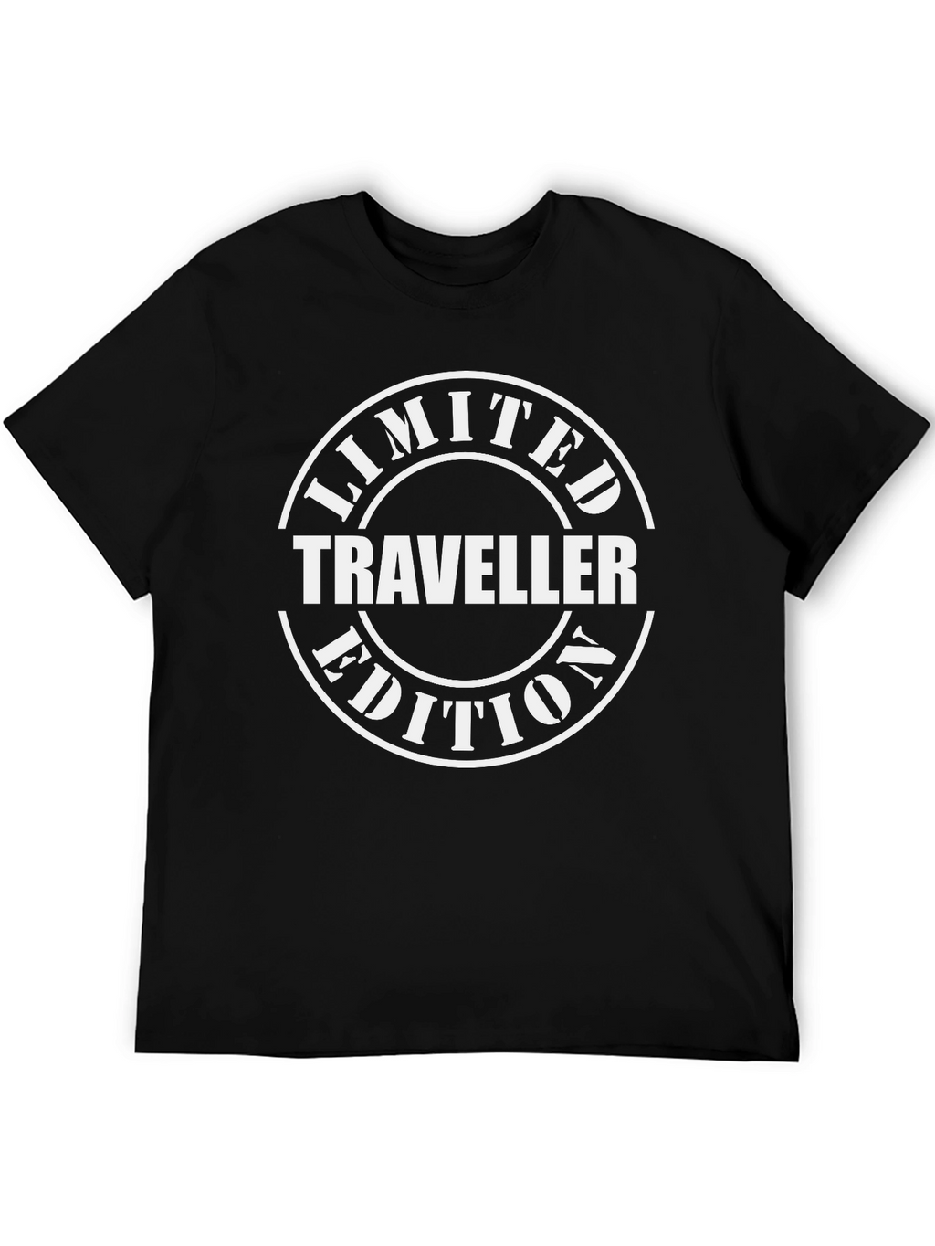 Limited Traveller Edition Black Graphic T-Shirt
