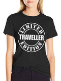 Limited Traveller Edition Black Graphic T-Shirt