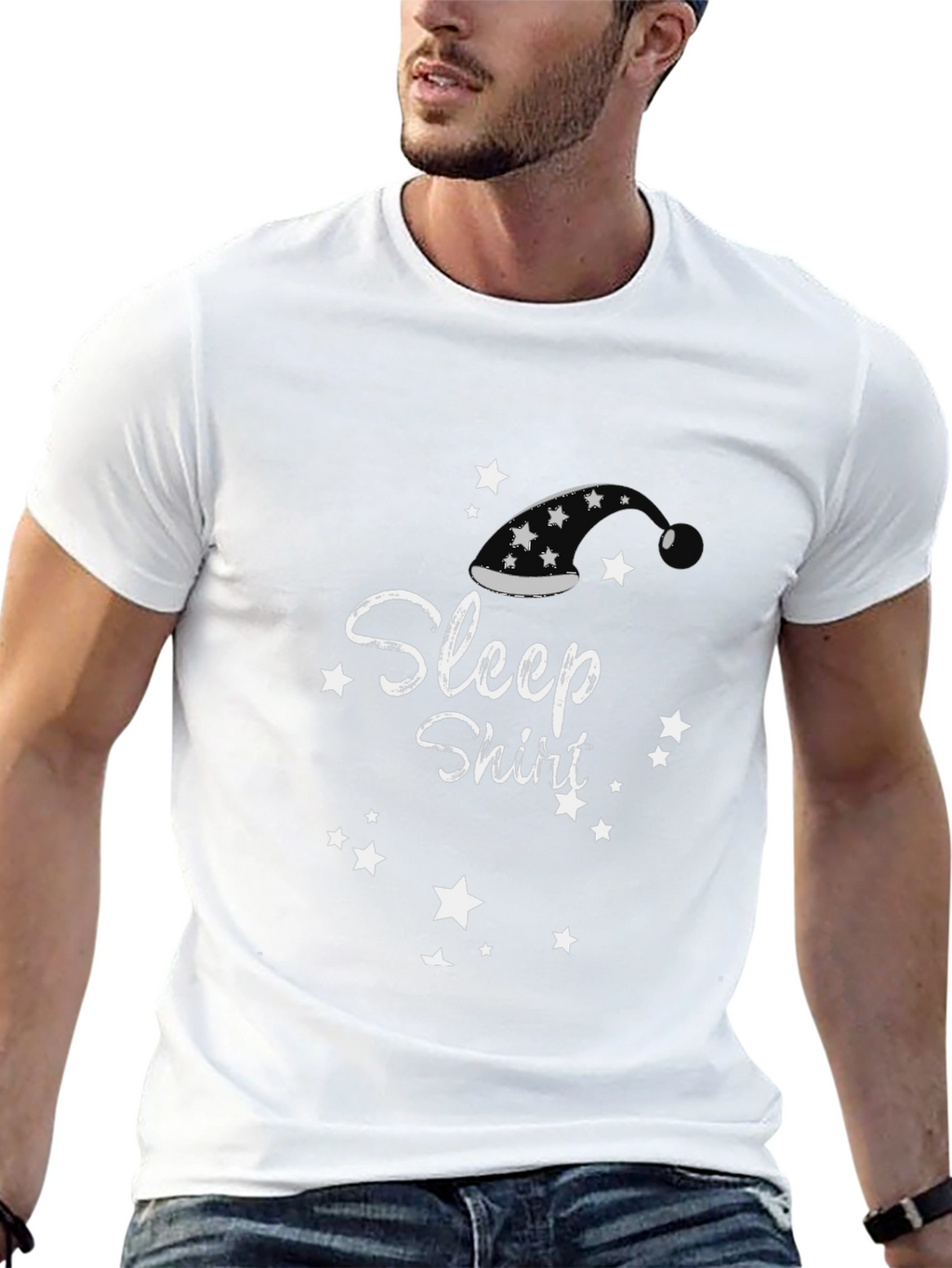 Sleep Shirt Graphic Tee - Black