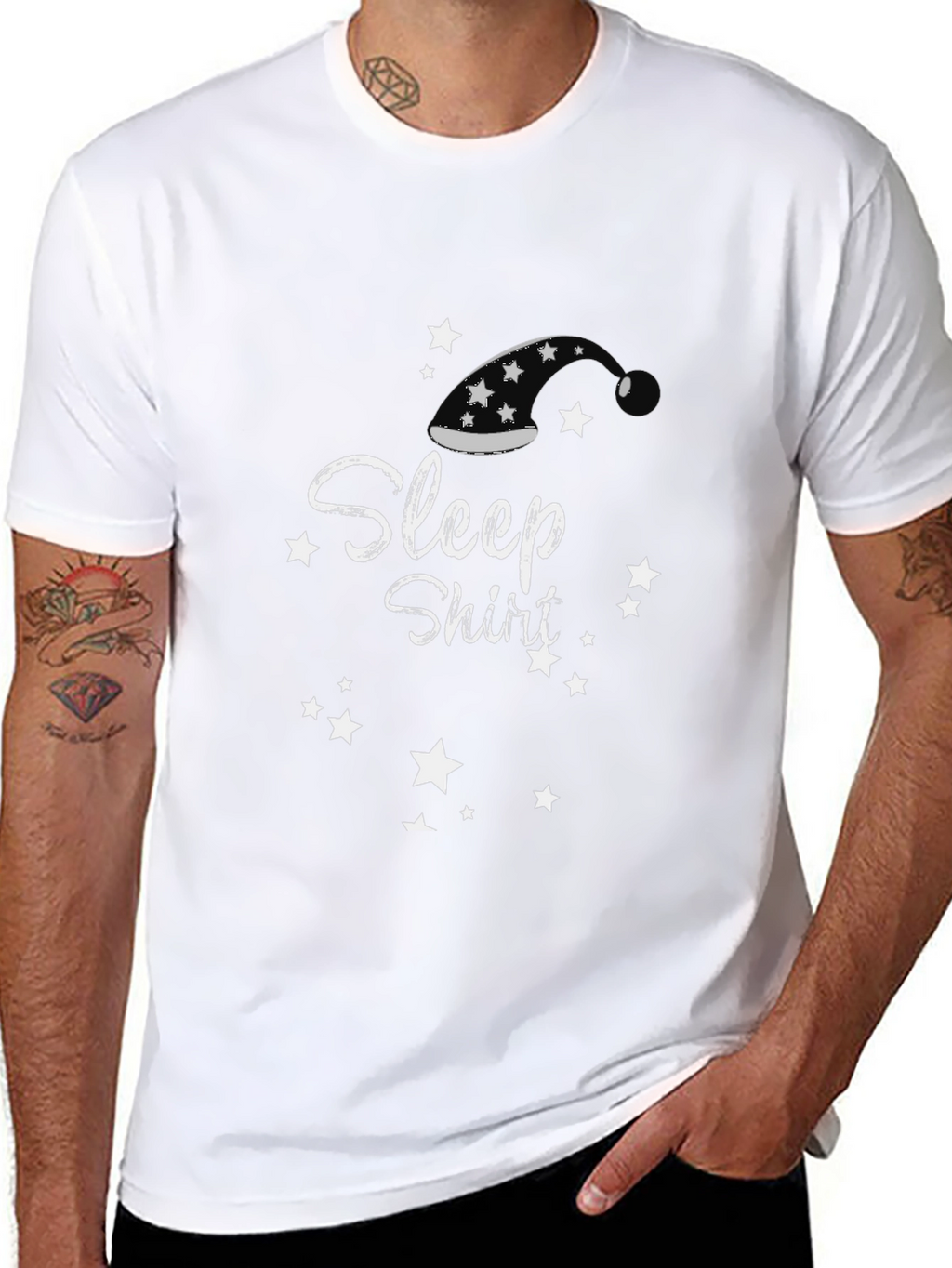 Sleep Shirt Graphic Tee - Black