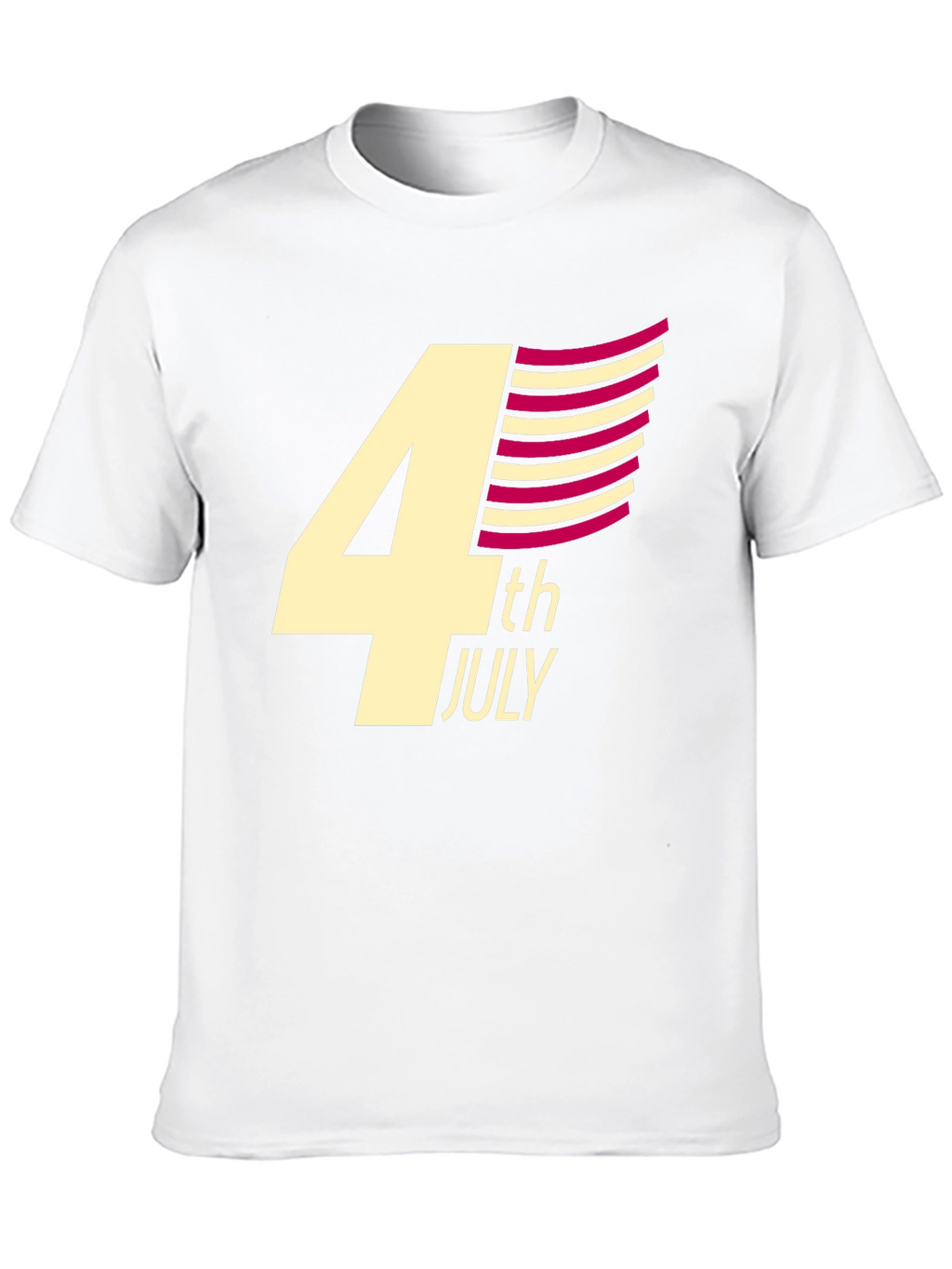 4th of July Graphic T-Shirt - Black