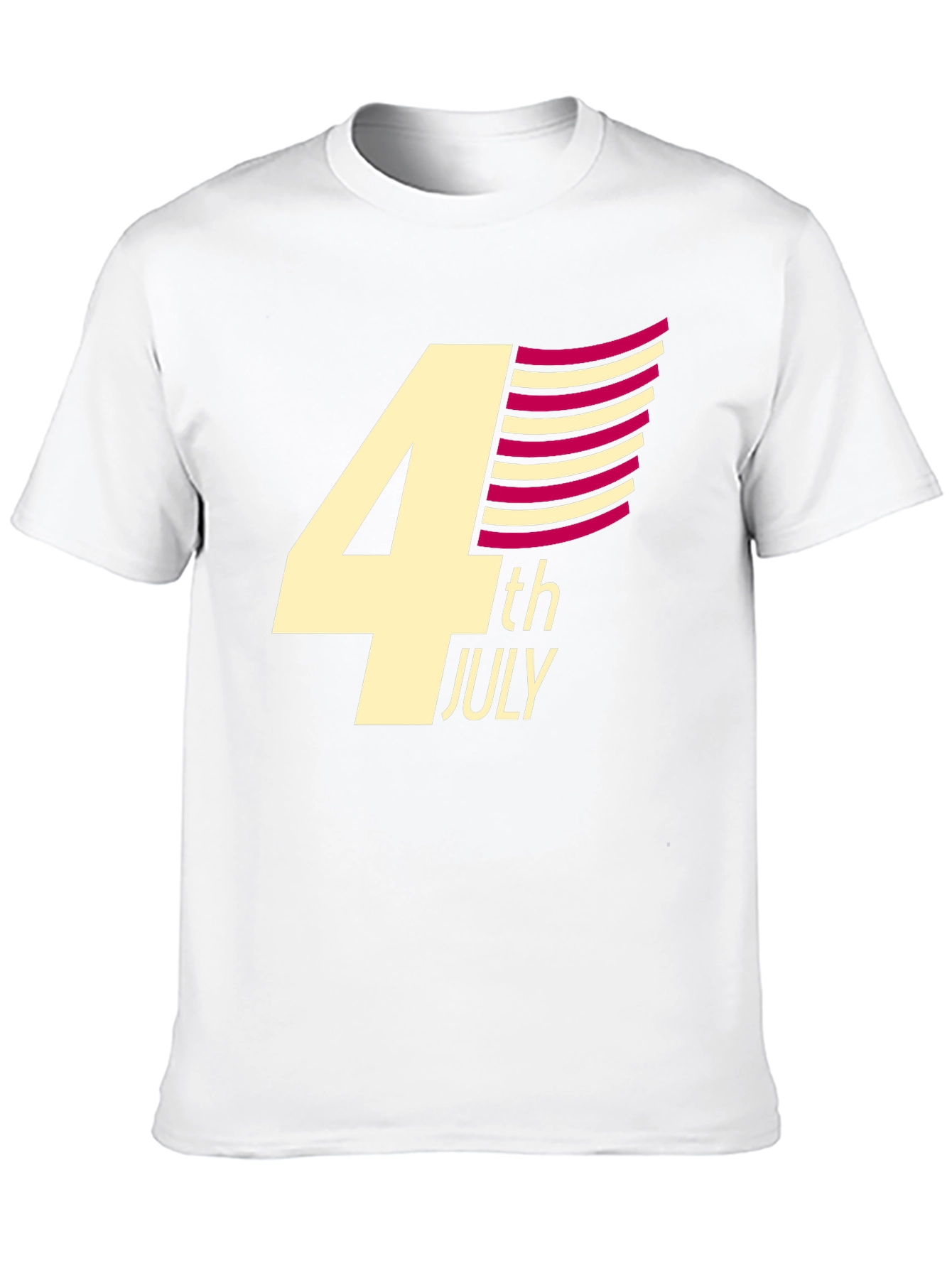 4th of July Graphic T-Shirt - Black