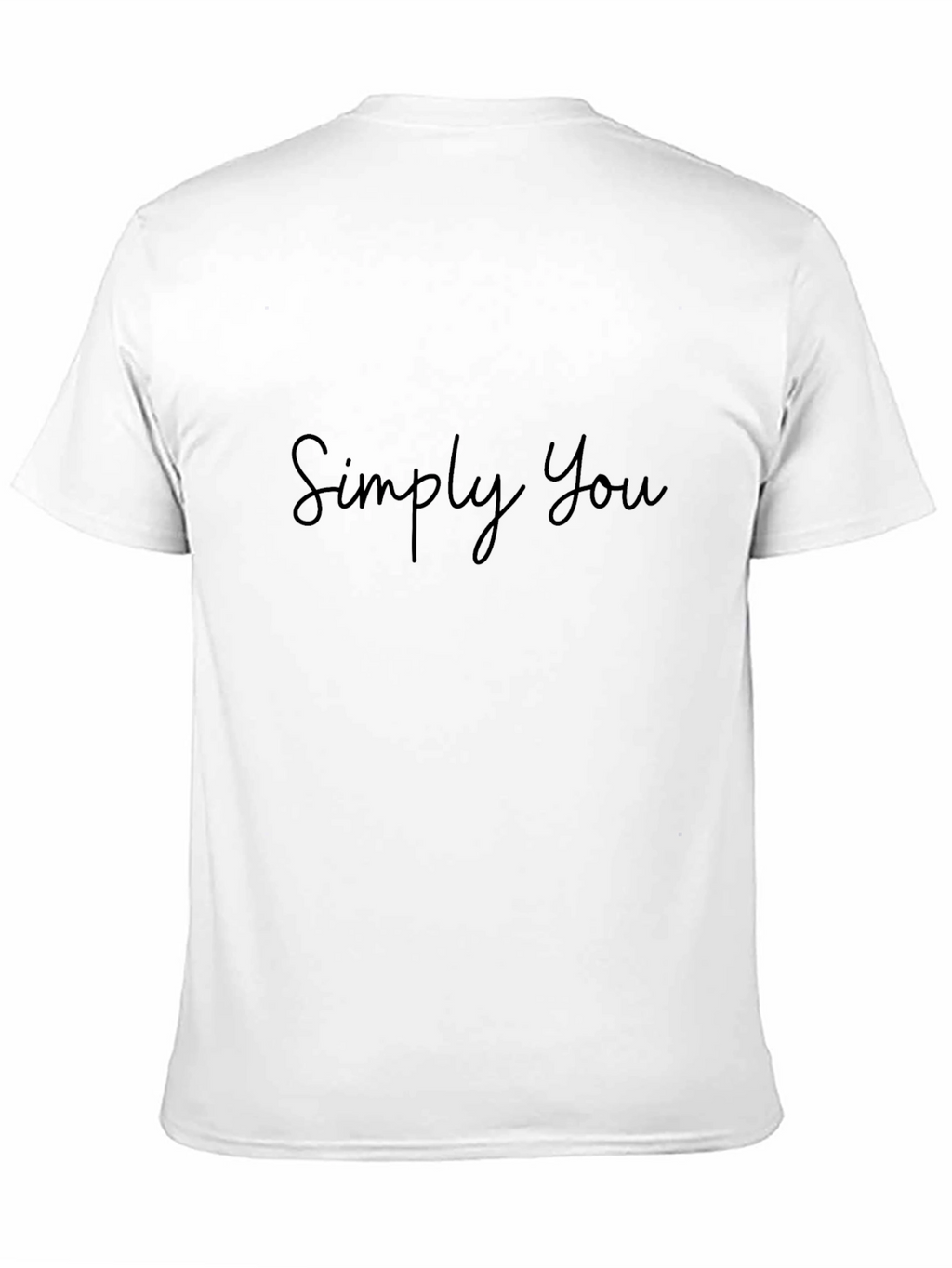 Simply You Black T-Shirt - Stylish Casual Wear