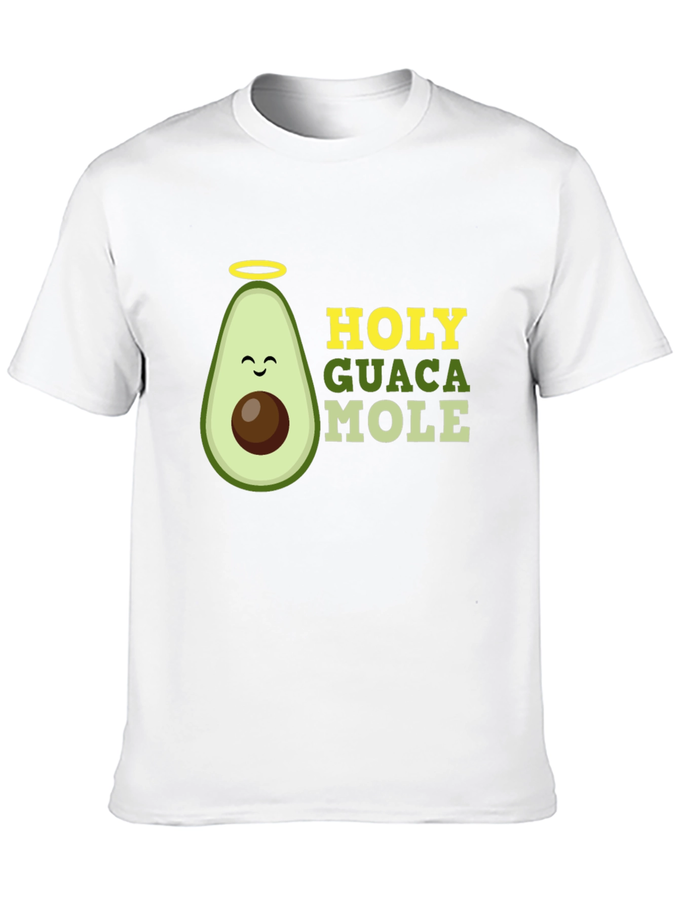 Holy Guacamole Graphic T-Shirt - Funny Avocado Tee