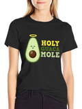 Holy Guacamole Graphic T-Shirt - Funny Avocado Tee
