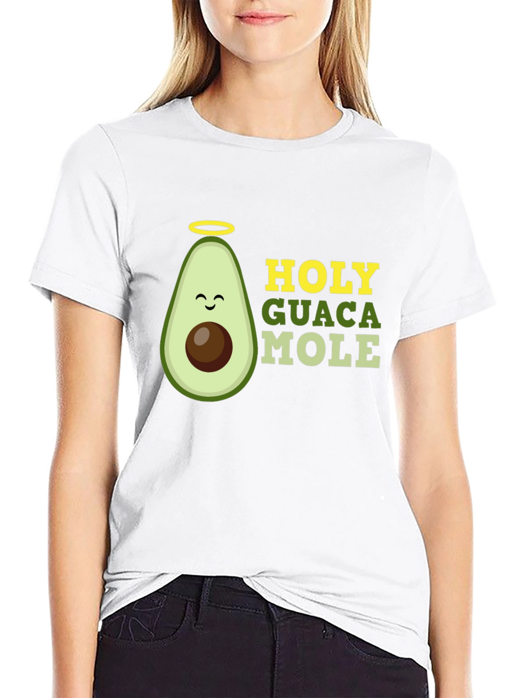 Holy Guacamole Graphic T-Shirt - Funny Avocado Tee