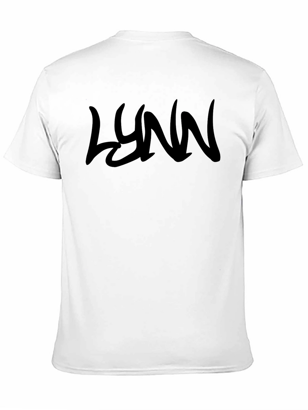 Black T-Shirt with LYNN Graphic