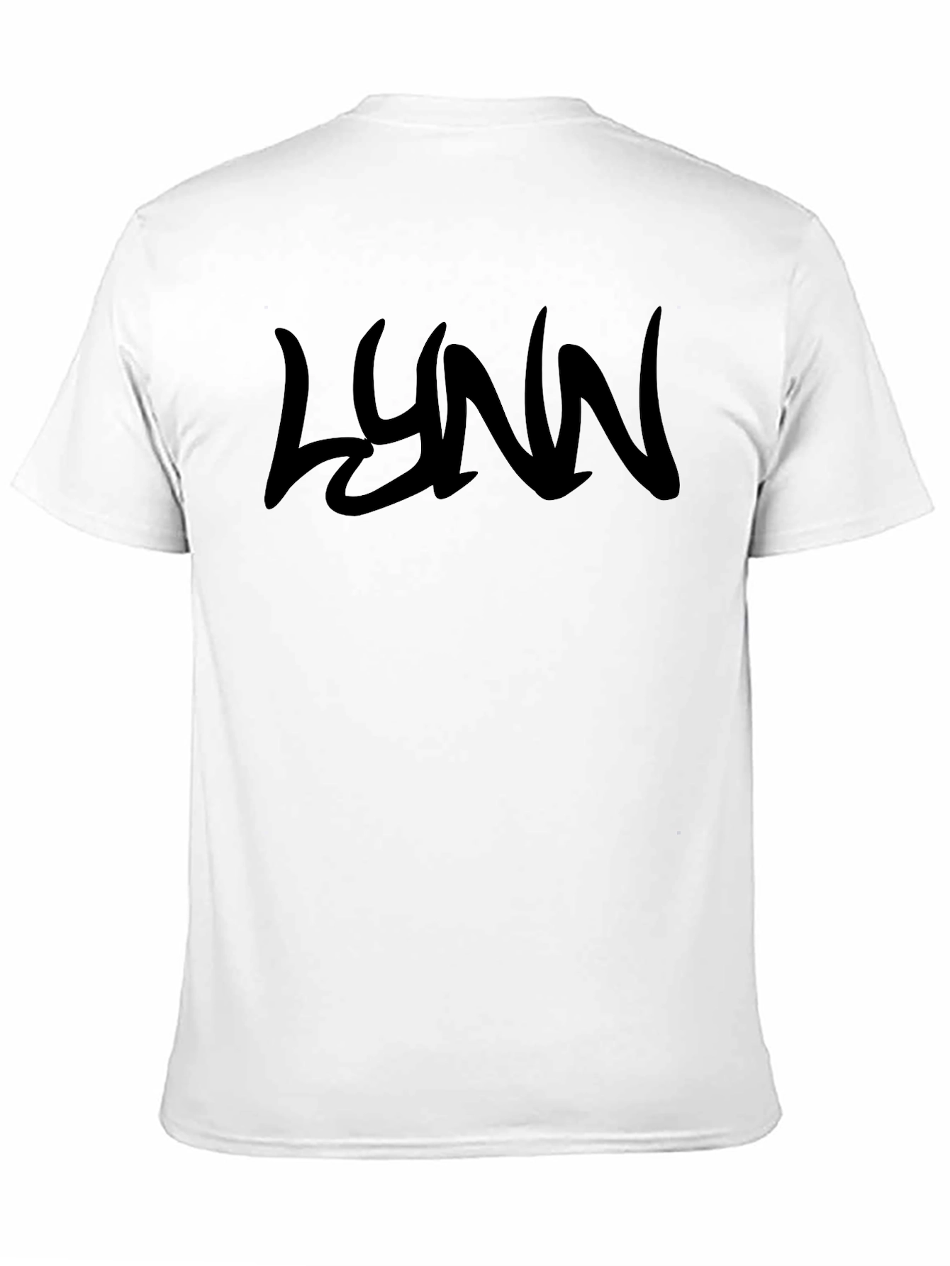 Black T-Shirt with LYNN Graphic