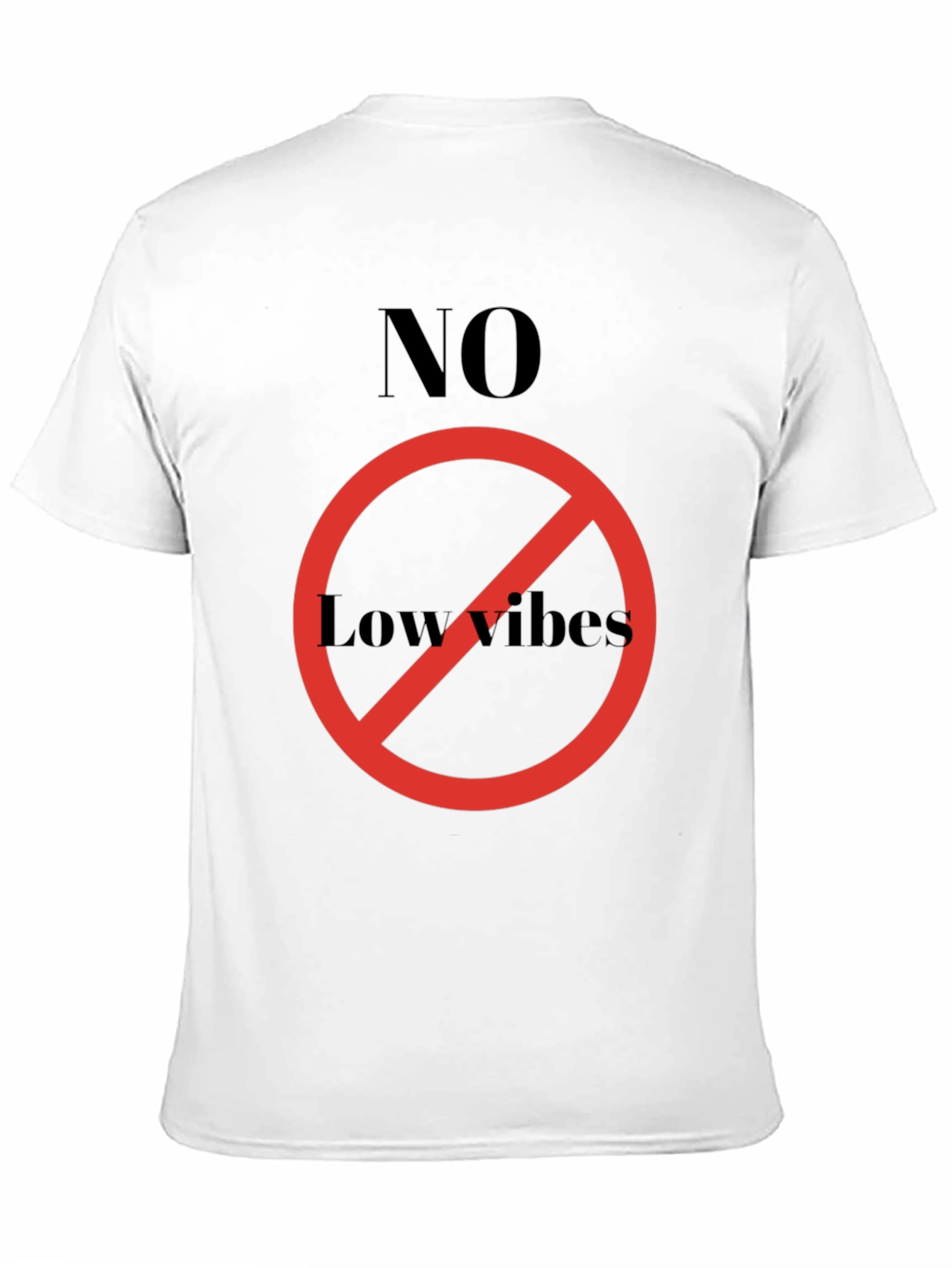 No Low Vibes Graphic Tee - Black T-Shirt