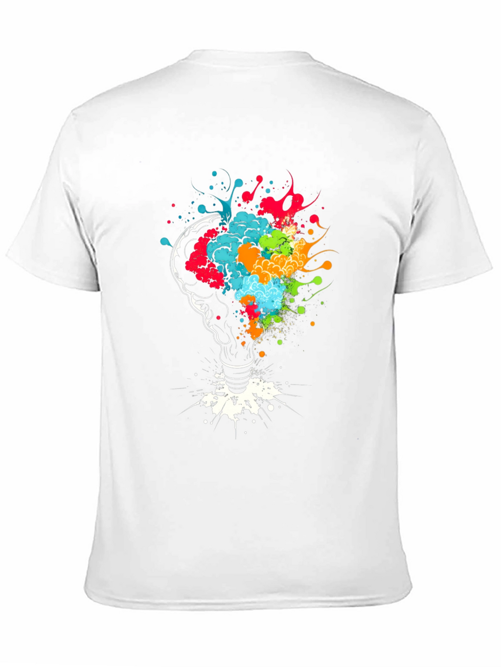 Creative Brainstorm T-Shirt - Idea Bulb Design