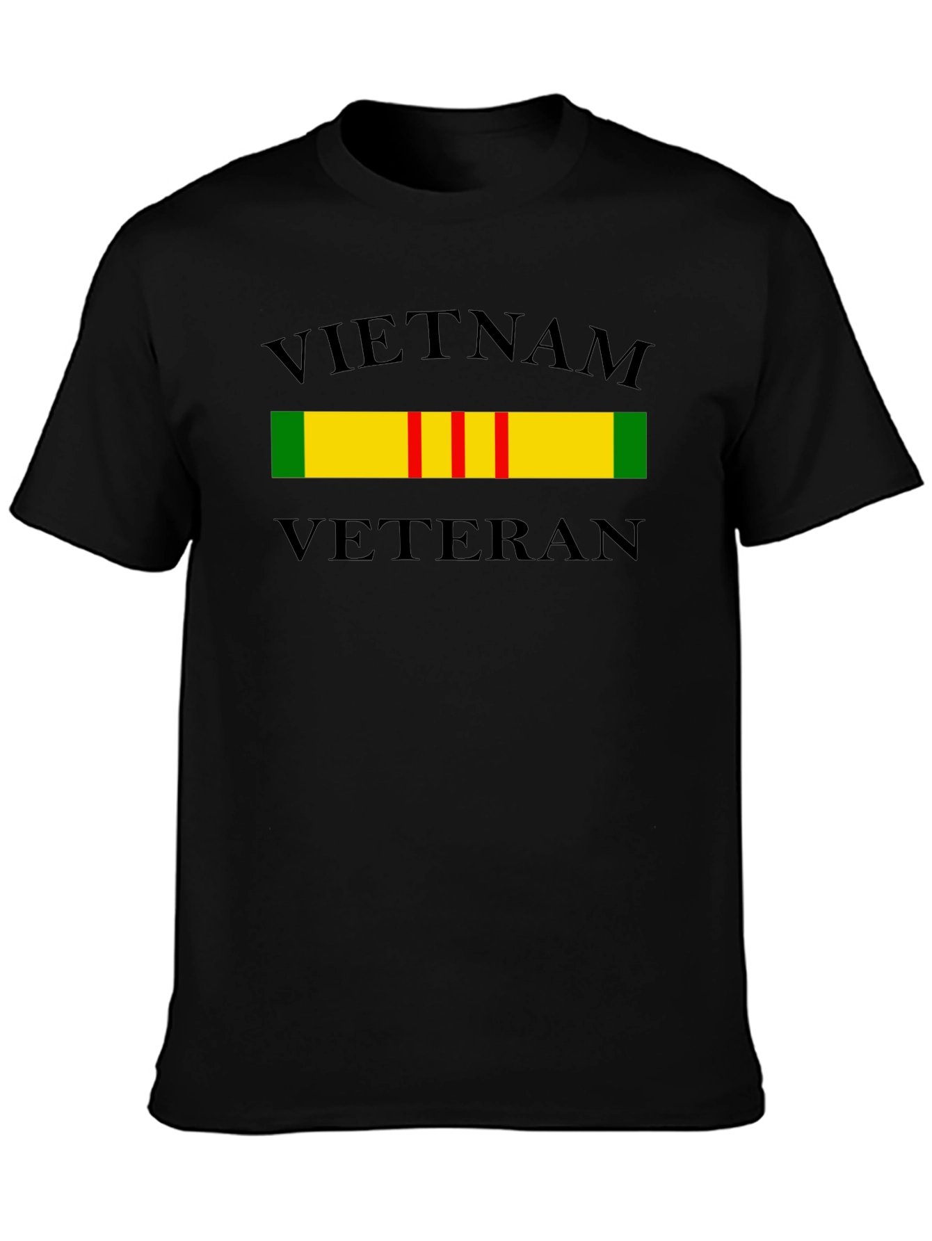 Vietnam Veteran T-Shirt - Black Tee