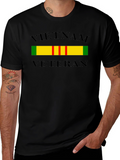 Vietnam Veteran T-Shirt - Black Tee