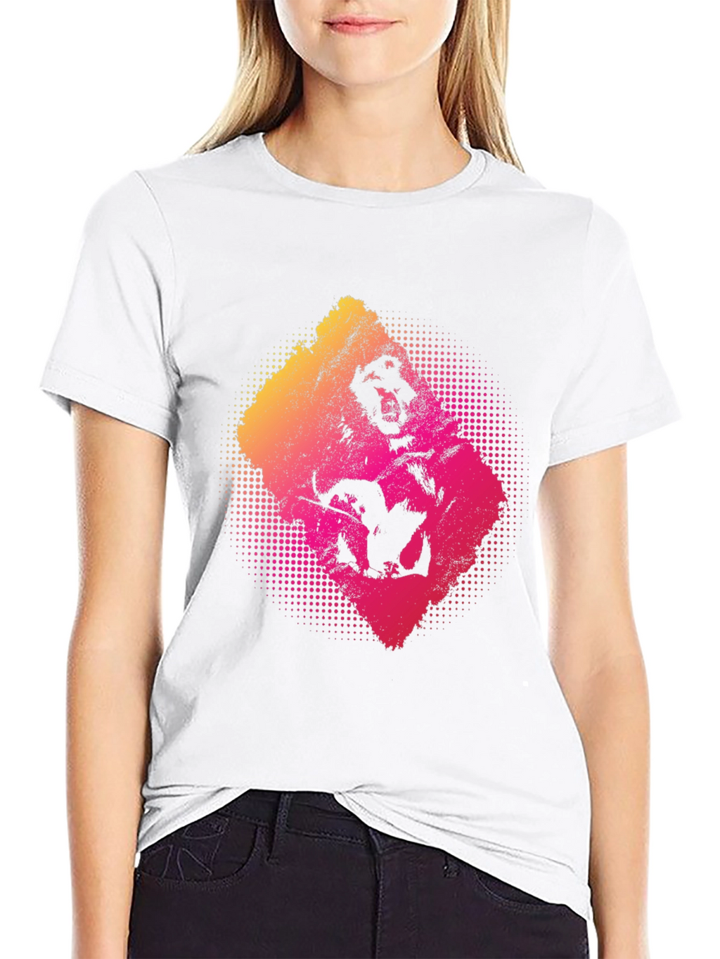 Graphic Print T-Shirt - Mens Black Tee