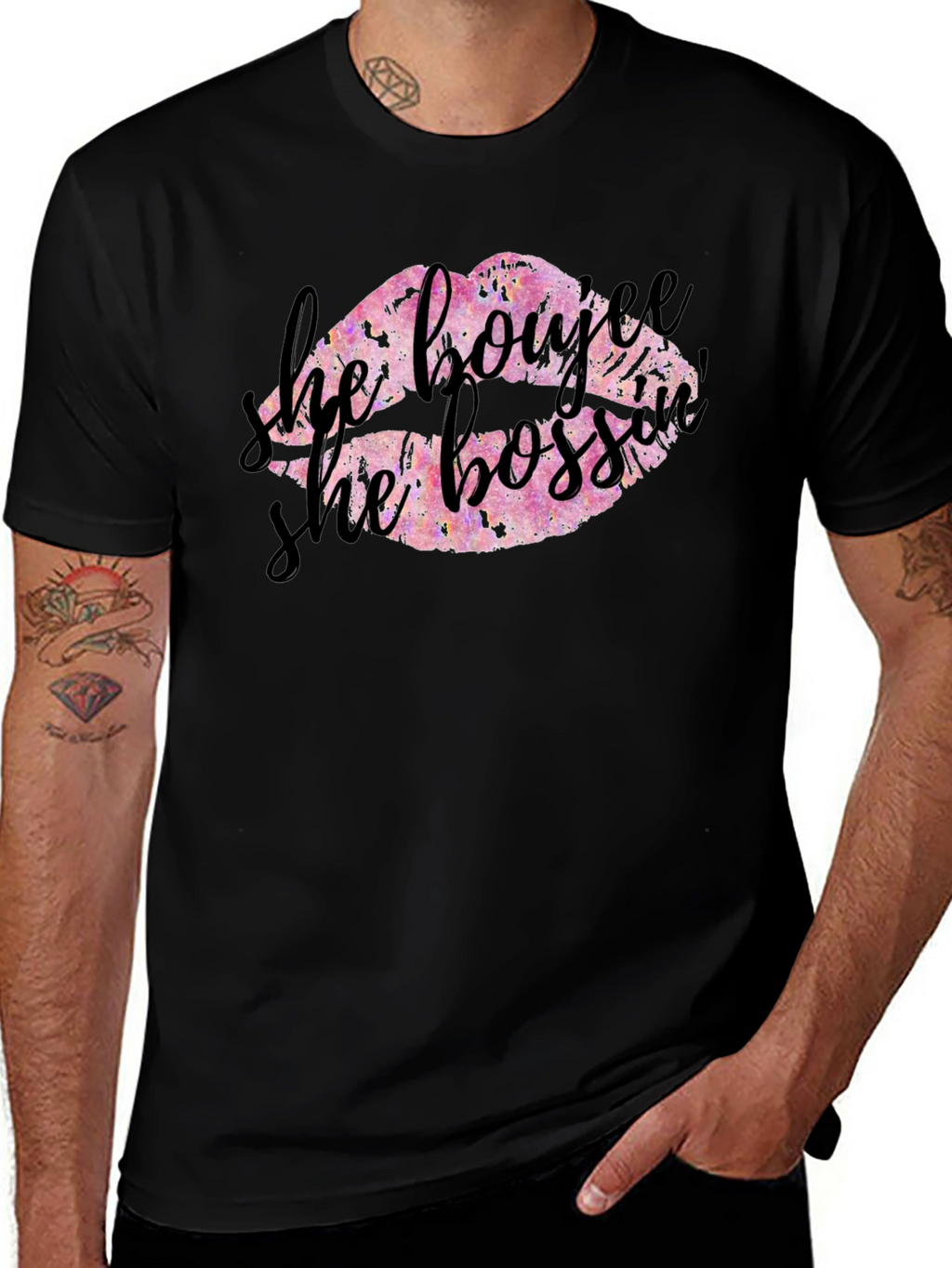 He Boujee She Bossy Graphic Tee