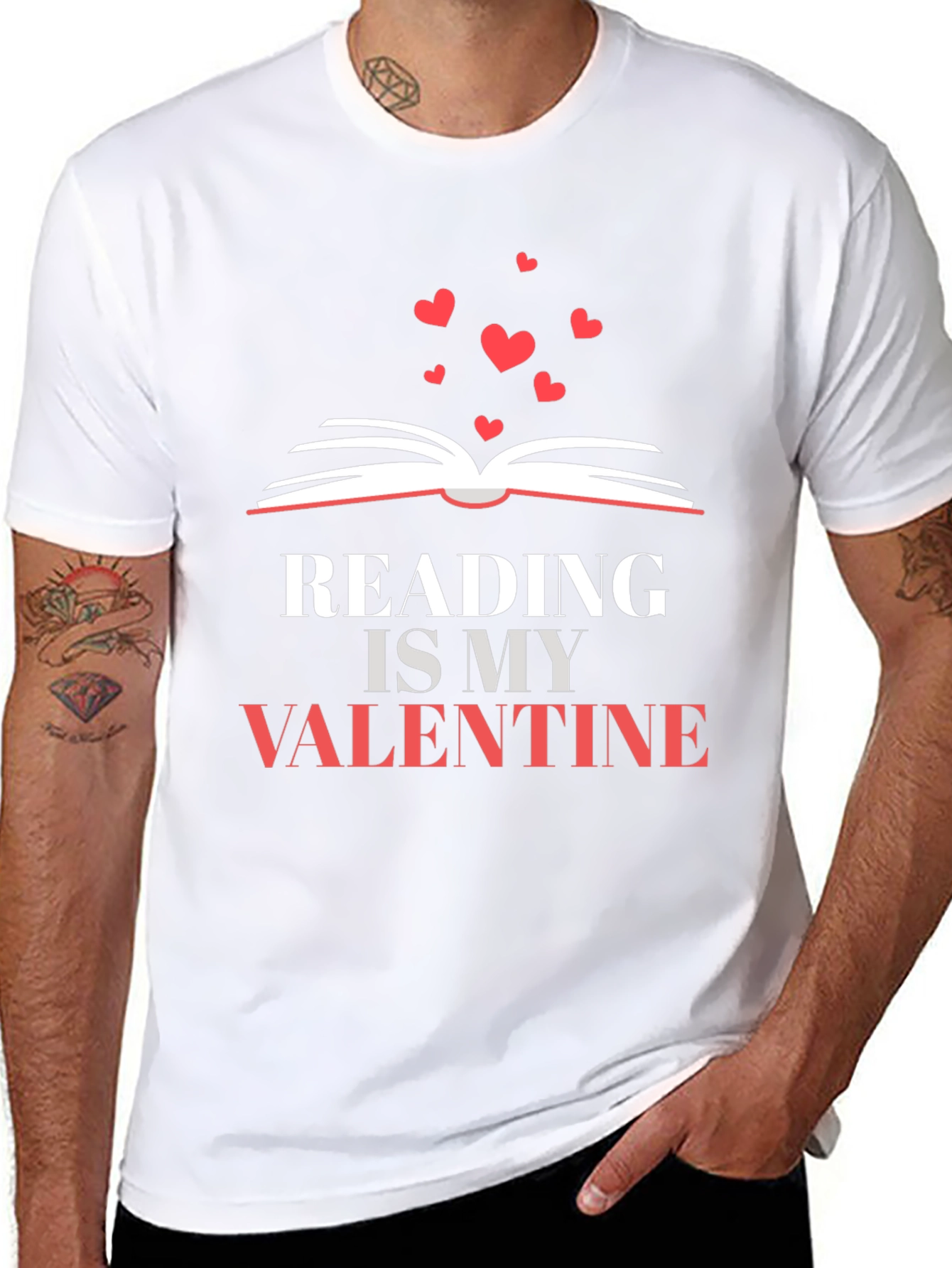 Reading is My Valentine T-Shirt