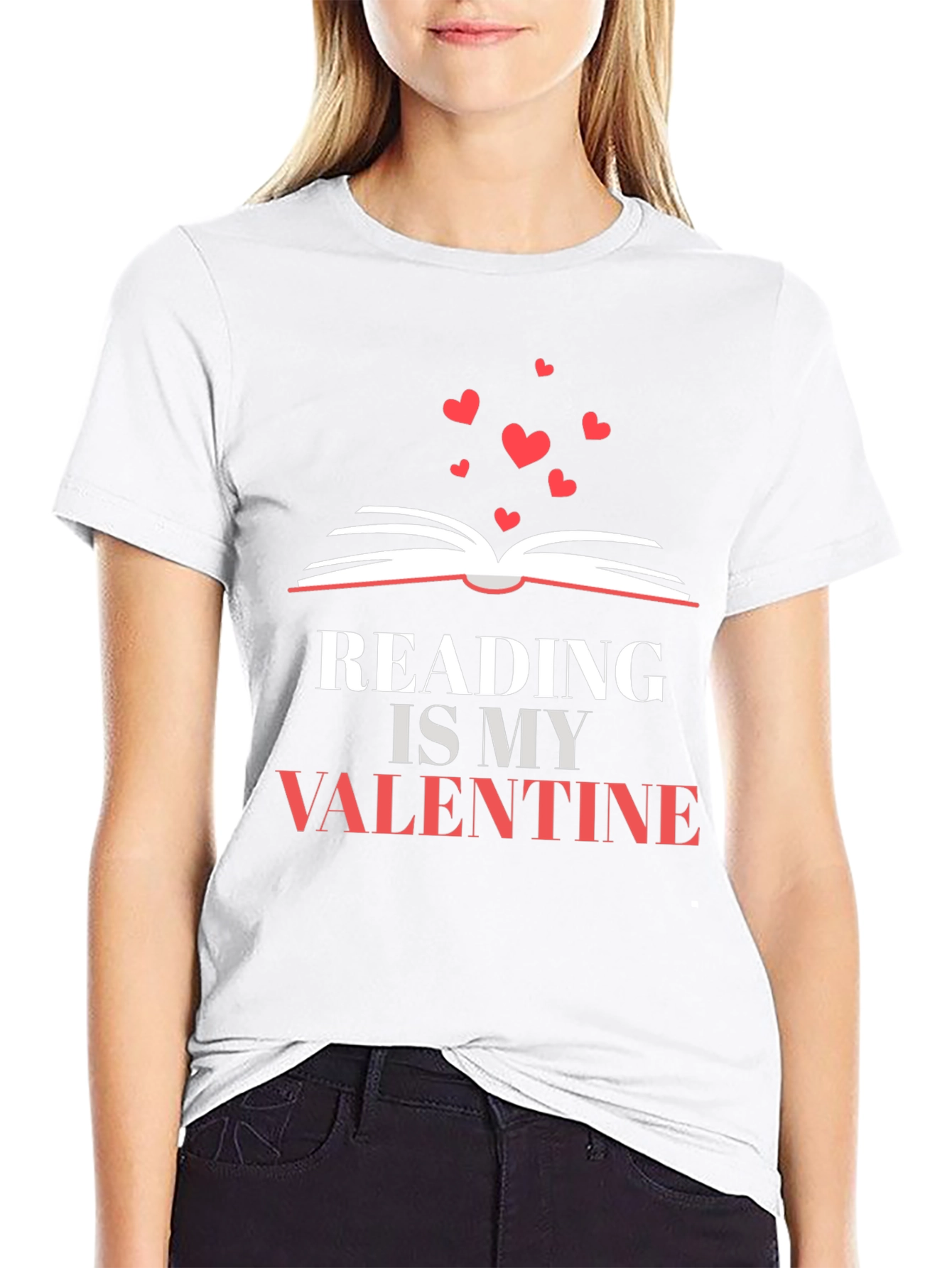 Reading is My Valentine T-Shirt