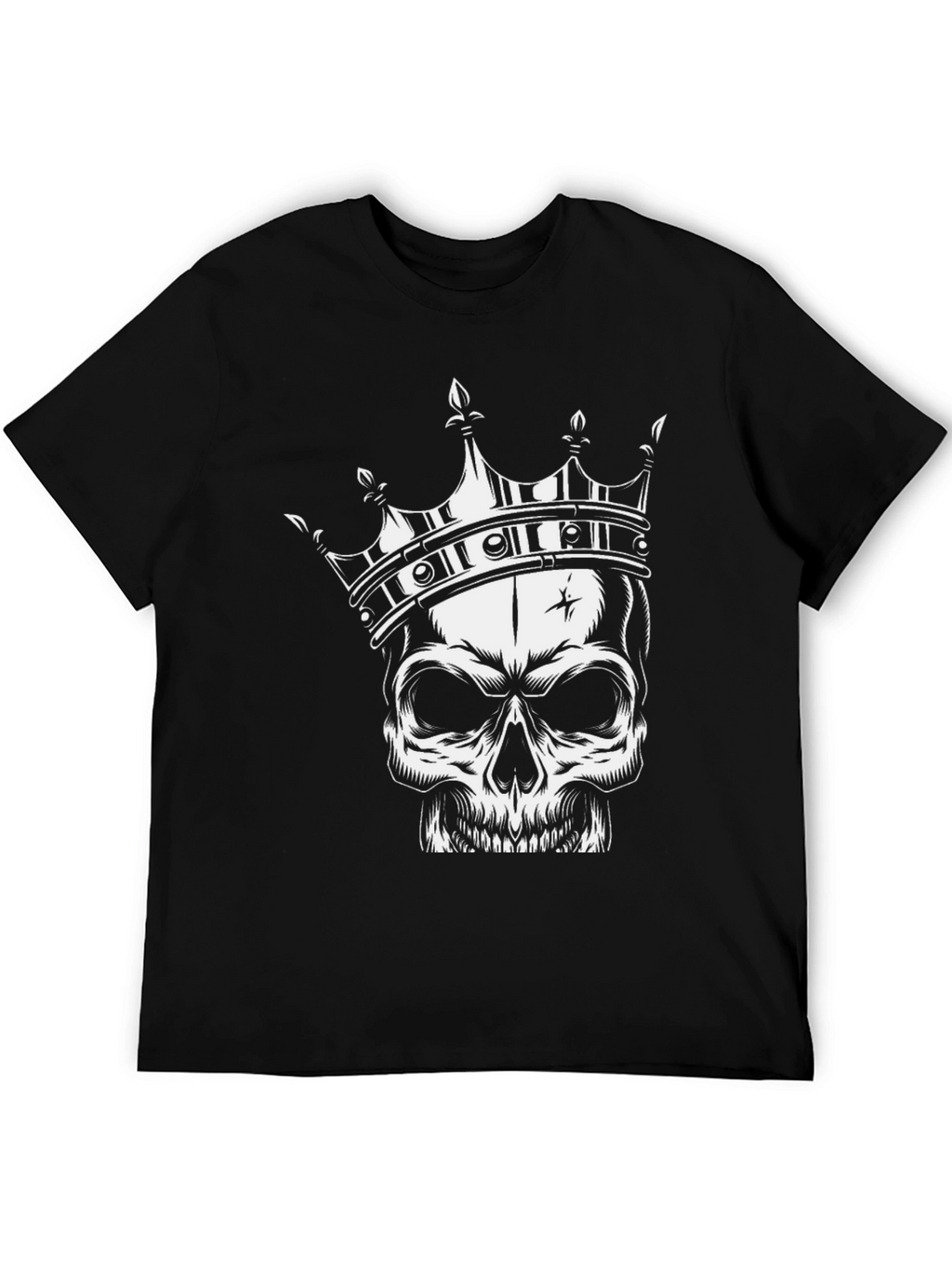 Skull King Graphic Tee - Mens Black T-Shirt