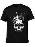 Skull King Graphic Tee - Mens Black T-Shirt