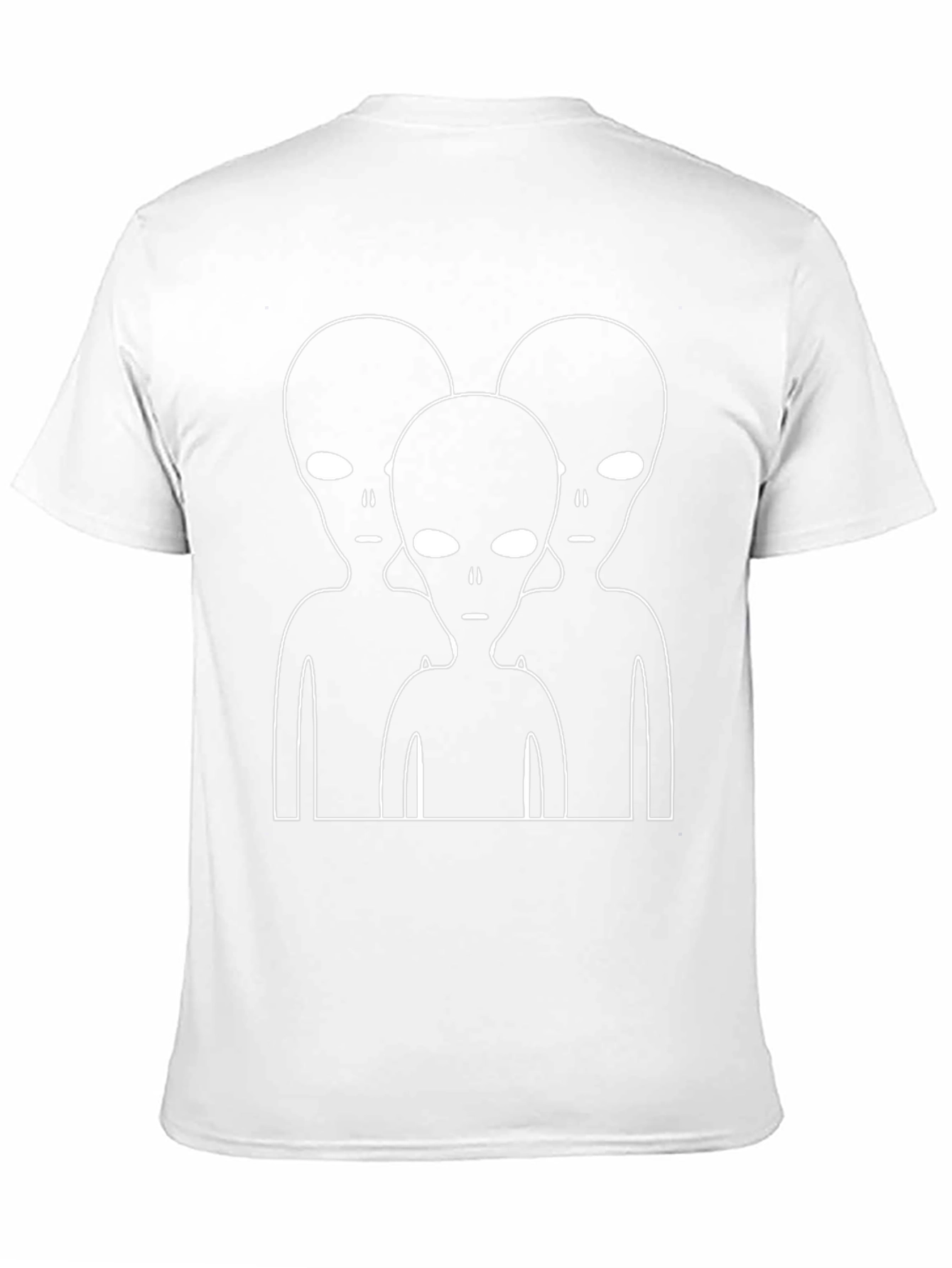 Alien Trio Graphic Tee - Black Cotton T-Shirt