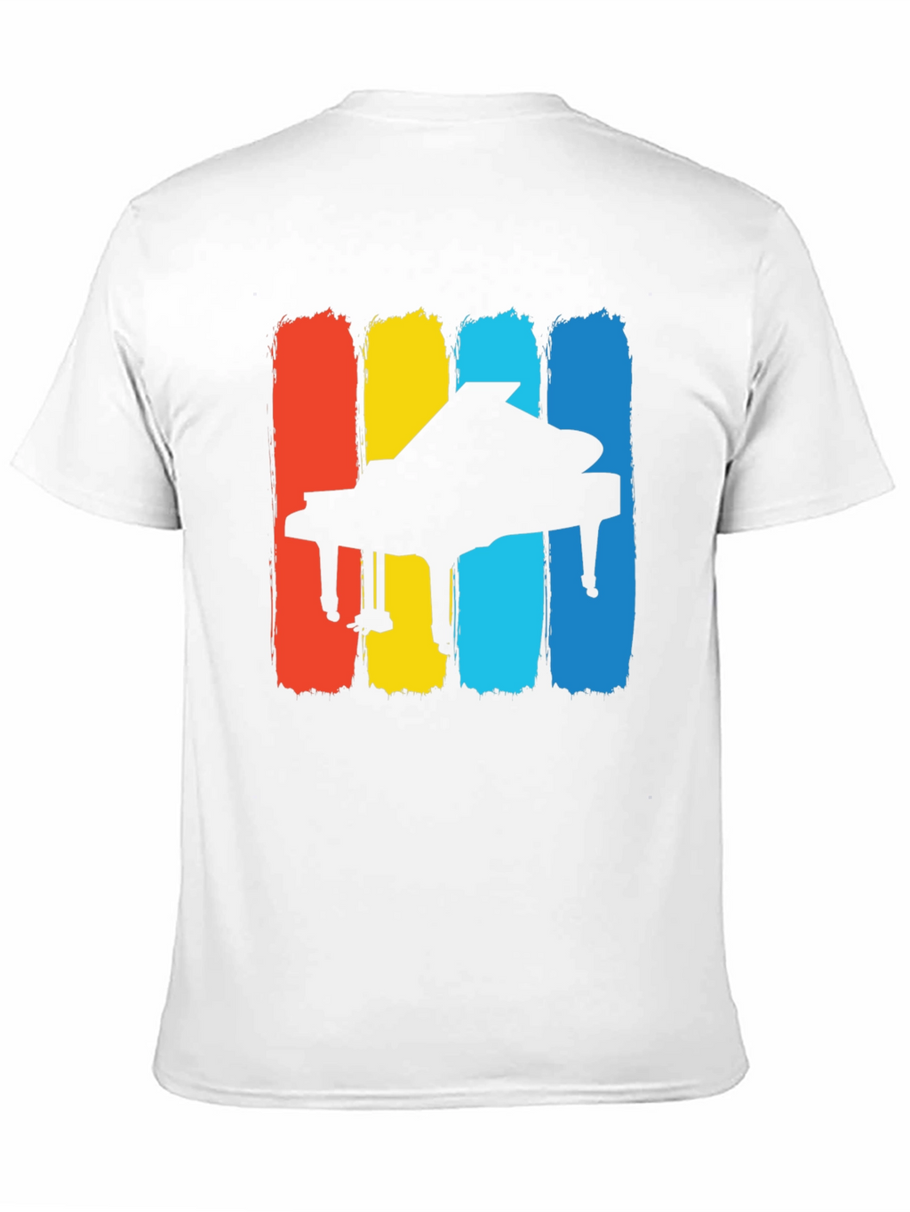 Retro Piano T-Shirt - Classic Musical Style