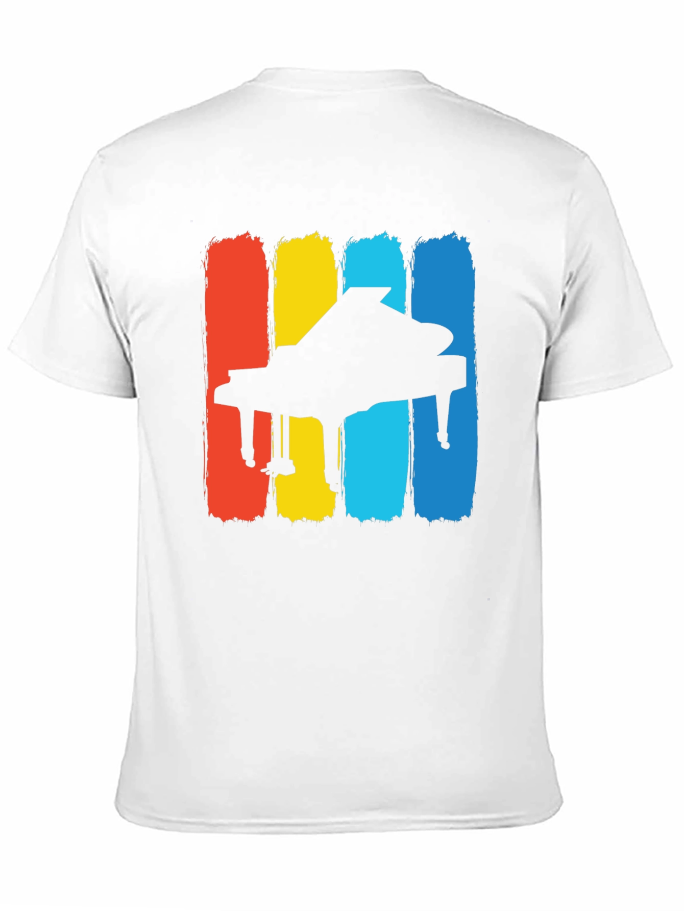 Retro Piano T-Shirt - Classic Musical Style
