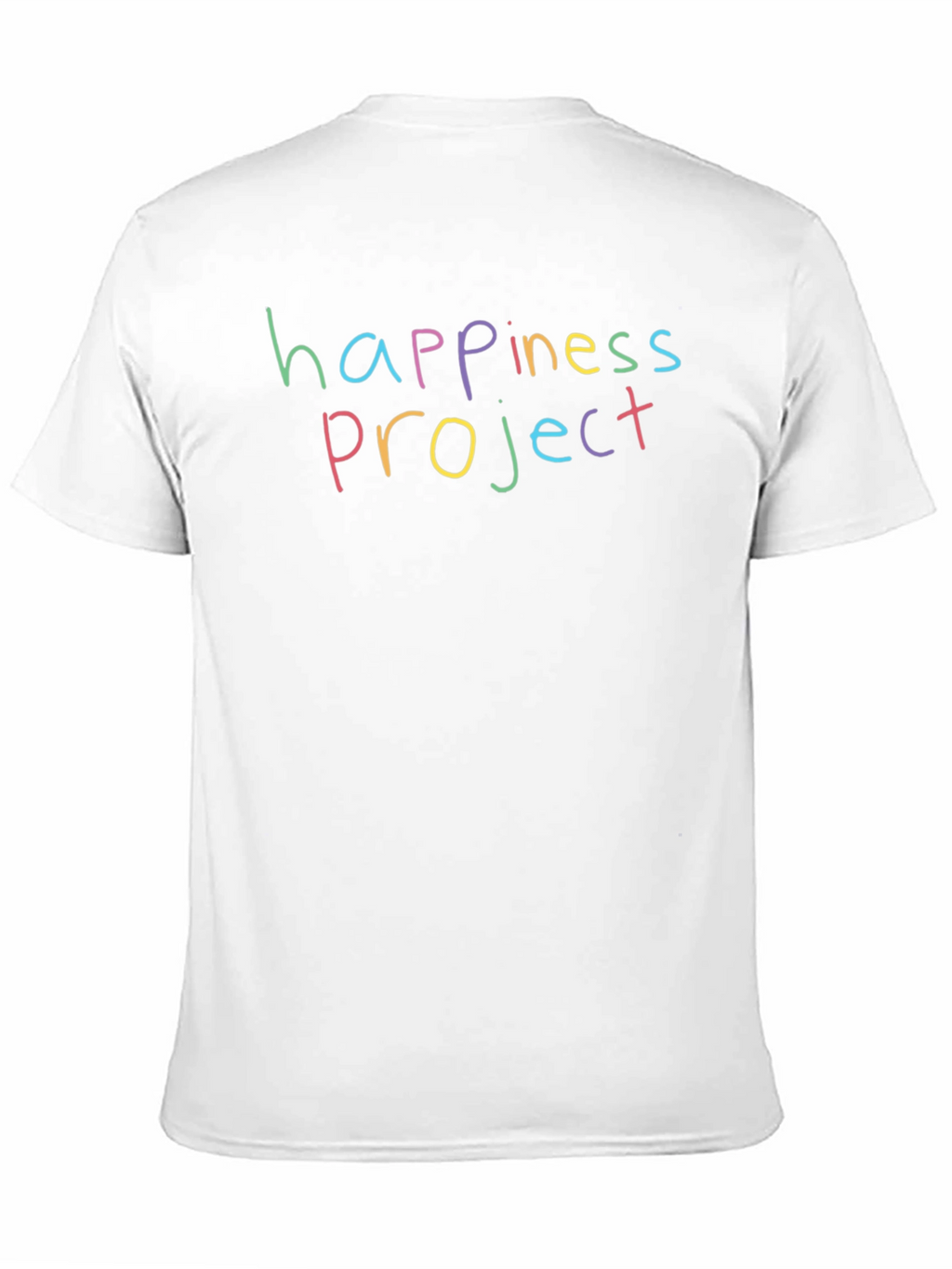 Happiness Project Graphic Tee - Black Crew Neck