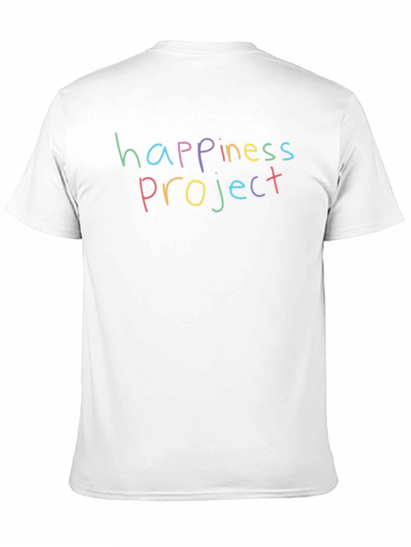 Happiness Project Graphic Tee - Black Crew Neck