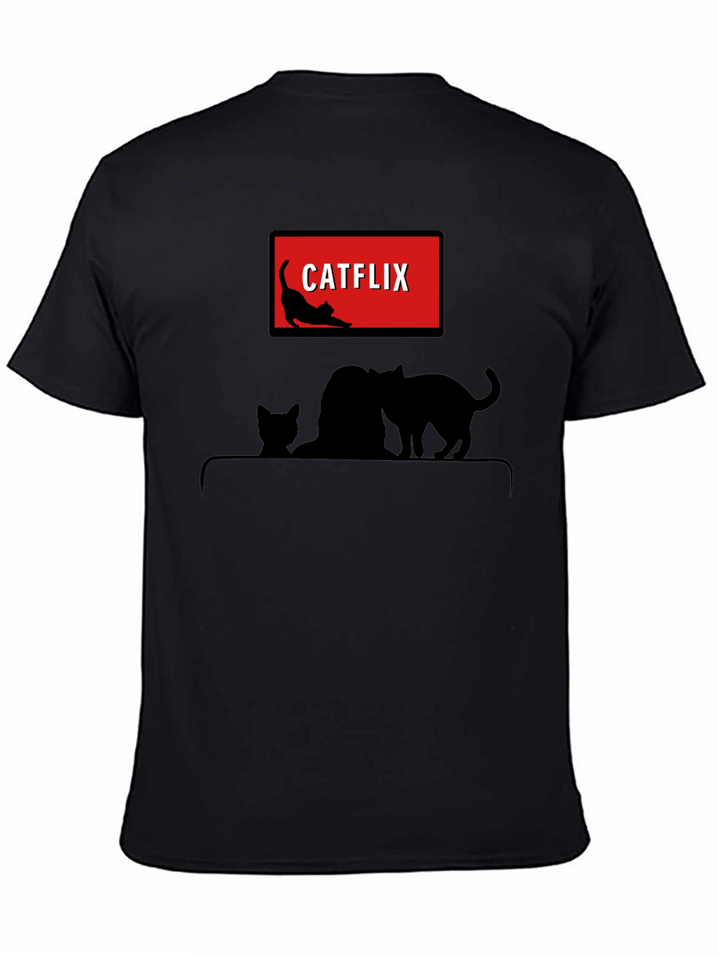 Catflix T-Shirt - Funny Cat Lover Tee