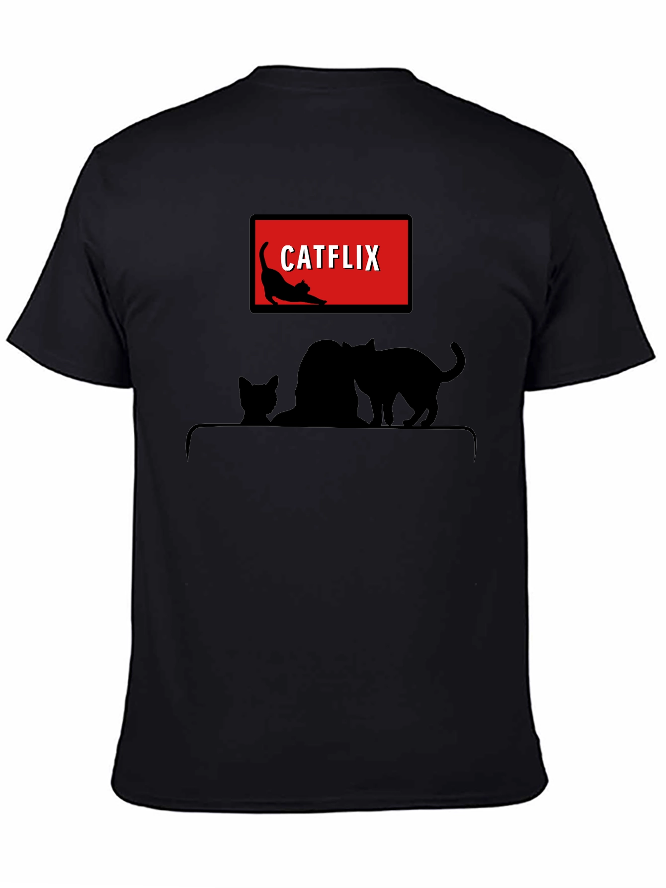 Catflix T-Shirt - Funny Cat Lover Tee