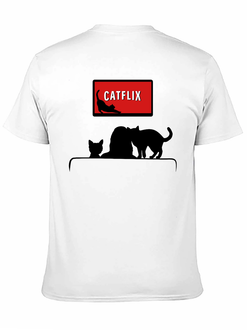 Catflix T-Shirt - Funny Cat Lover Tee