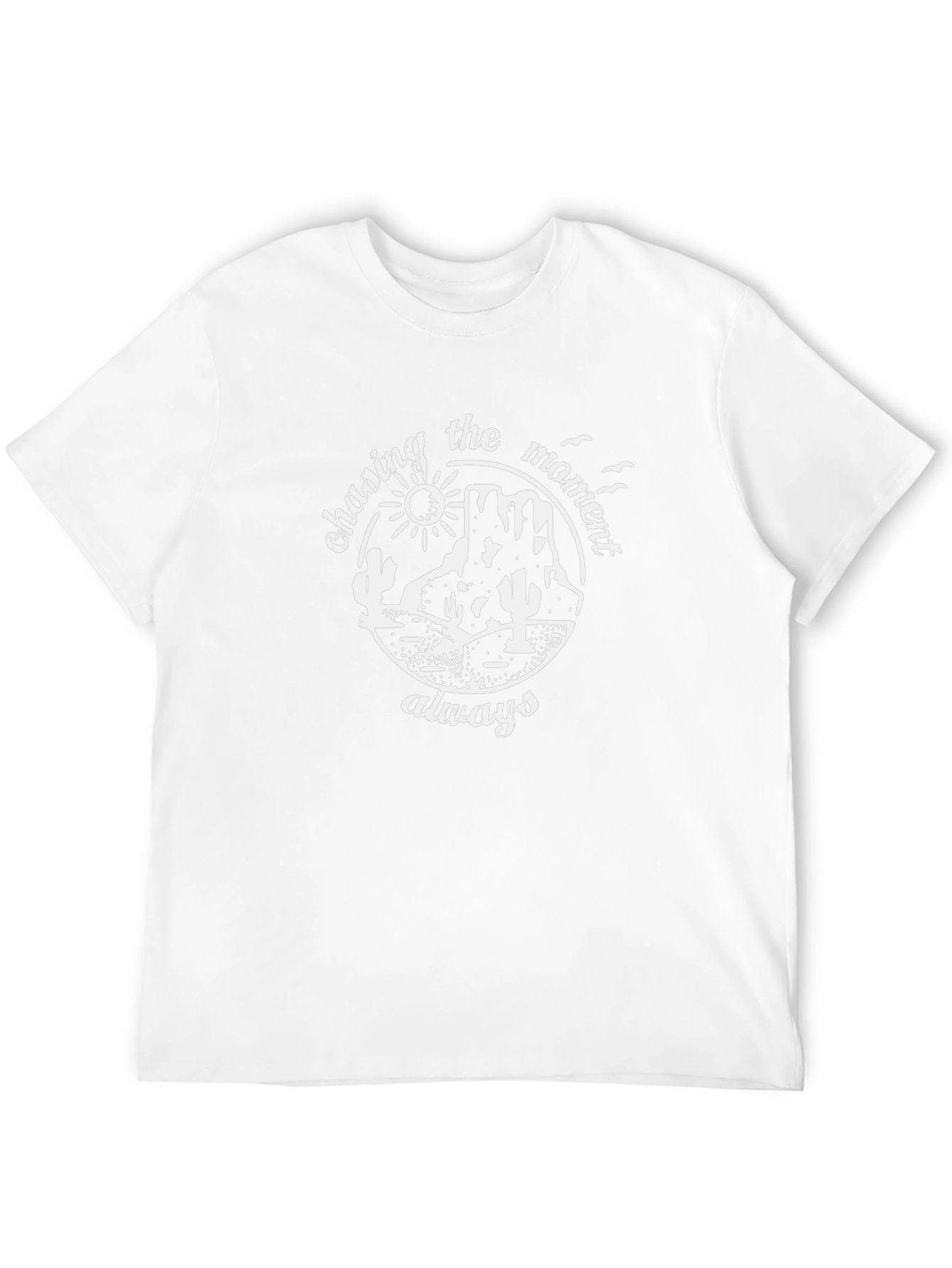 Chasing the Moment Graphic Tee - Black Cotton
