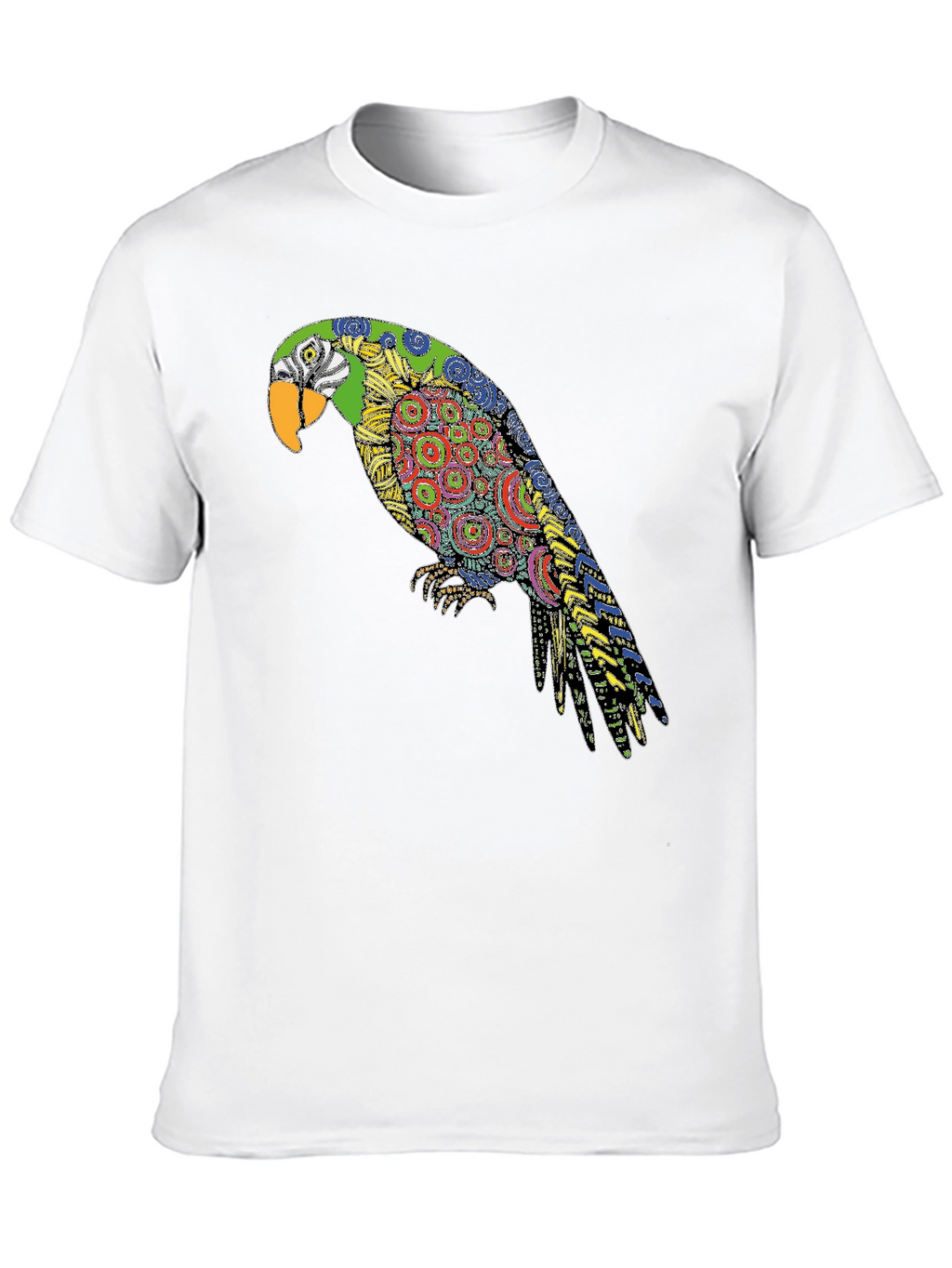 Parrot Graphic Black T-Shirt