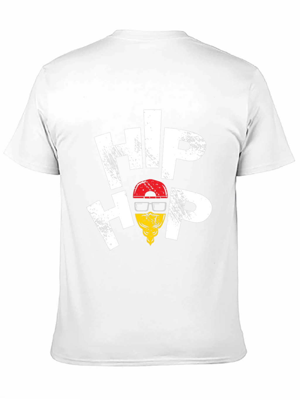 Hip Hop Graphic Tee - Trendy Black T-Shirt