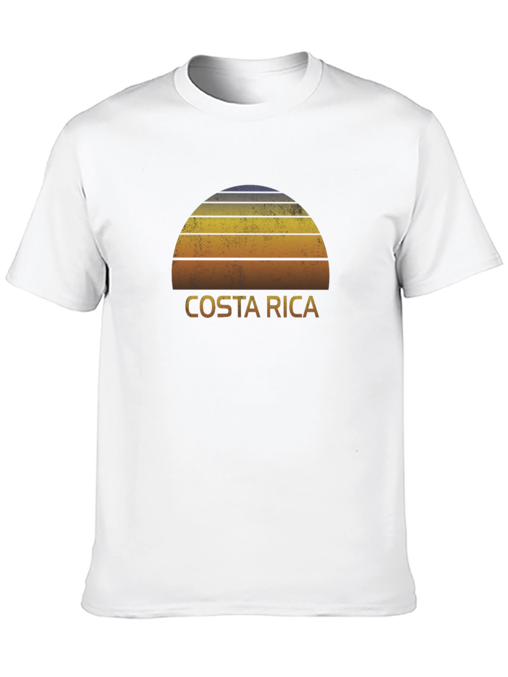 Costa Rica Sunset Graphic Tee - Retro Travel Shirt