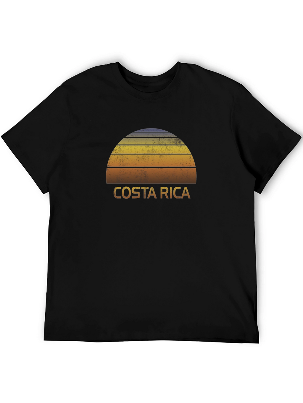 Costa Rica Sunset Graphic Tee - Retro Travel Shirt