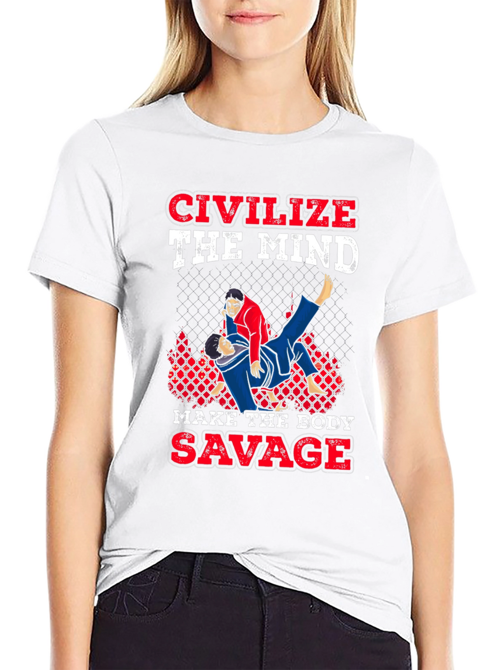 Civilize the Mind Savage Body T-Shirt