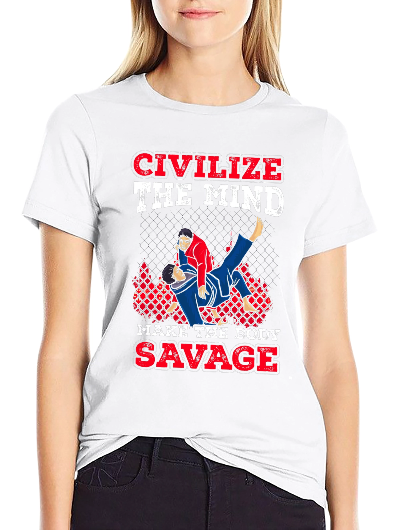 Civilize the Mind Savage Body T-Shirt