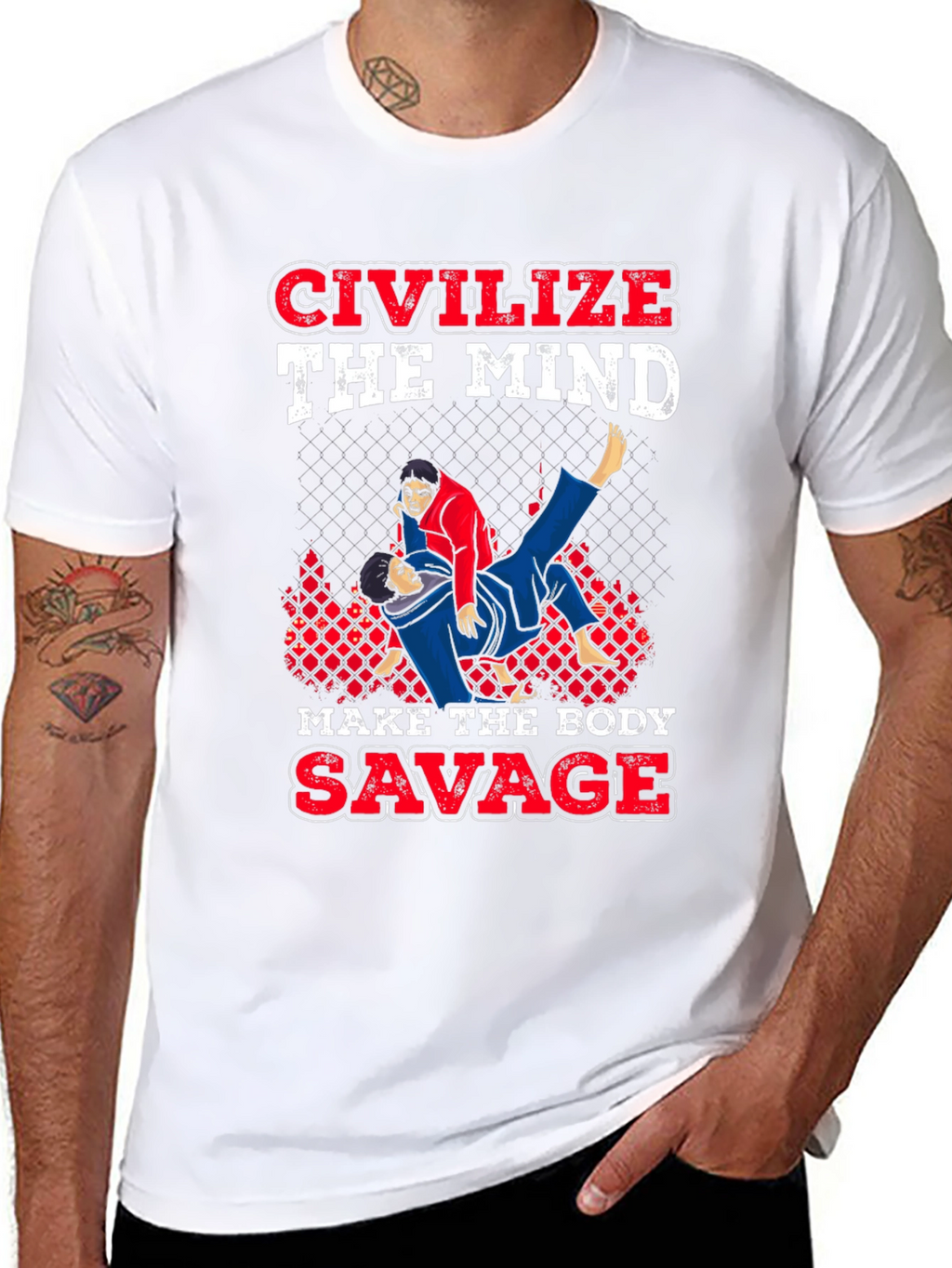 Civilize the Mind Savage Body T-Shirt
