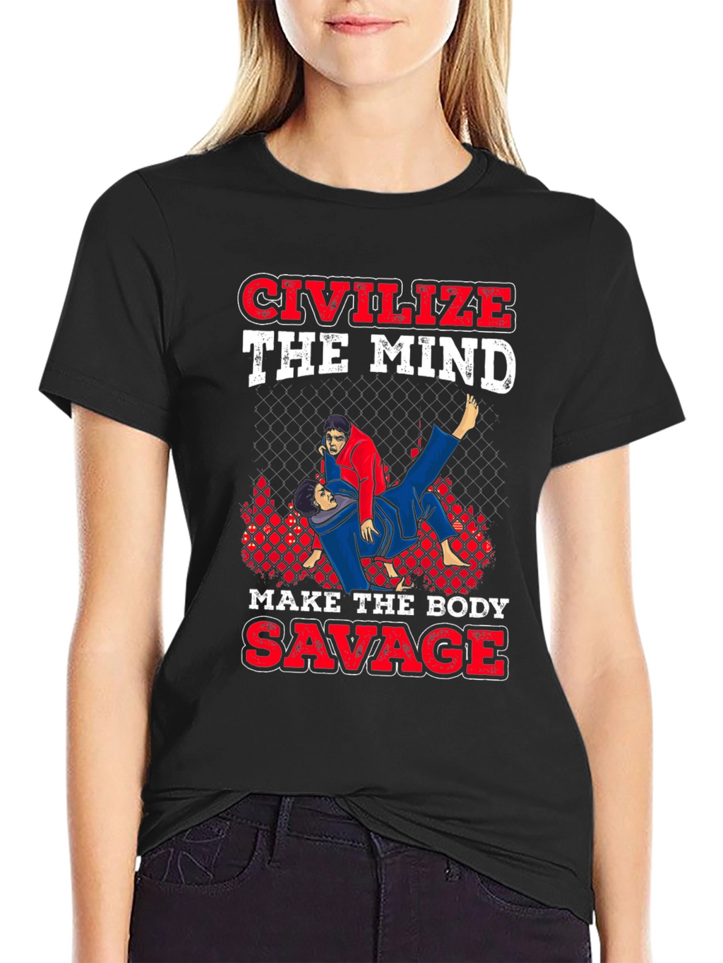 Civilize the Mind Savage Body T-Shirt