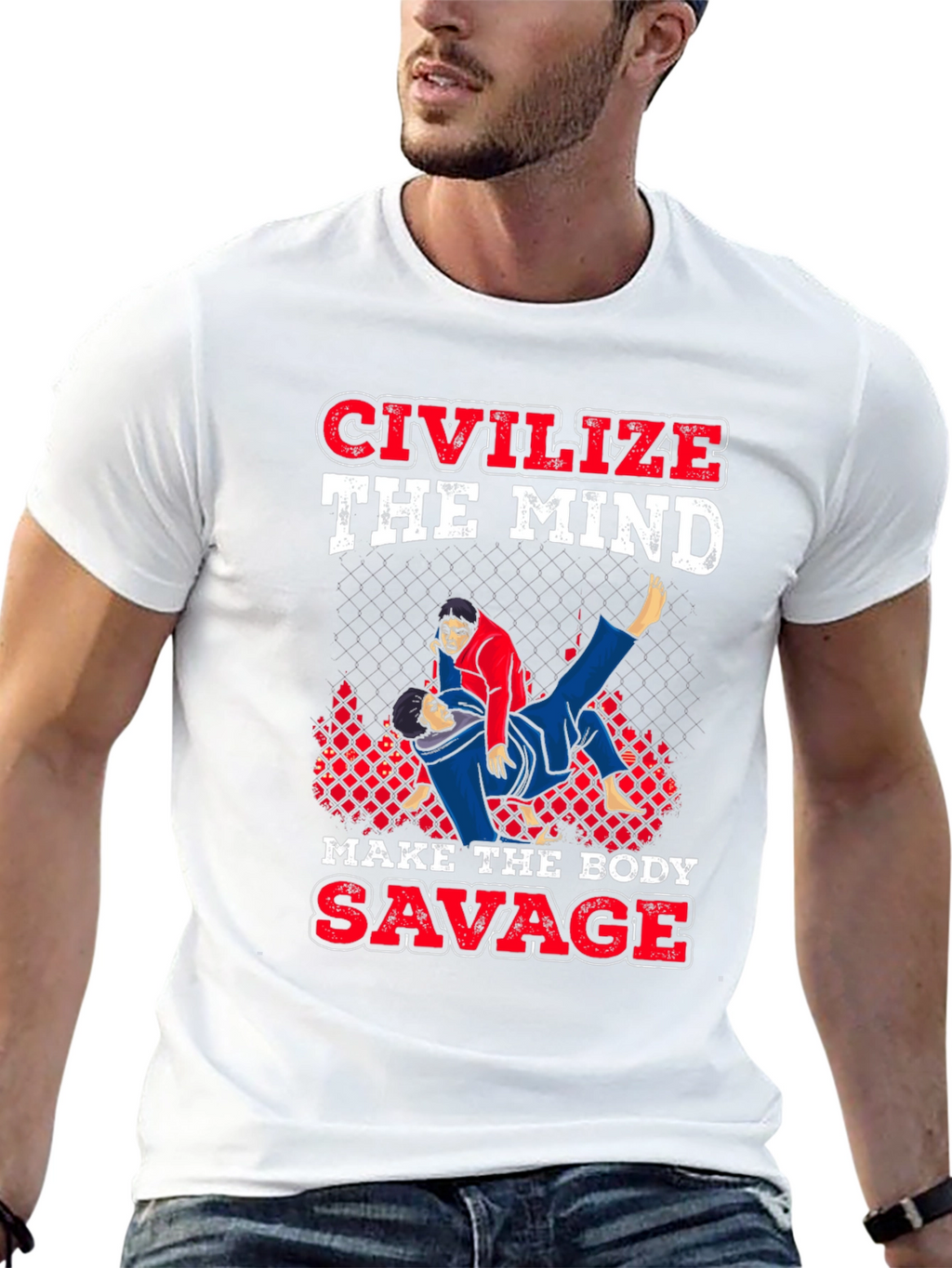 Civilize the Mind Savage Body T-Shirt